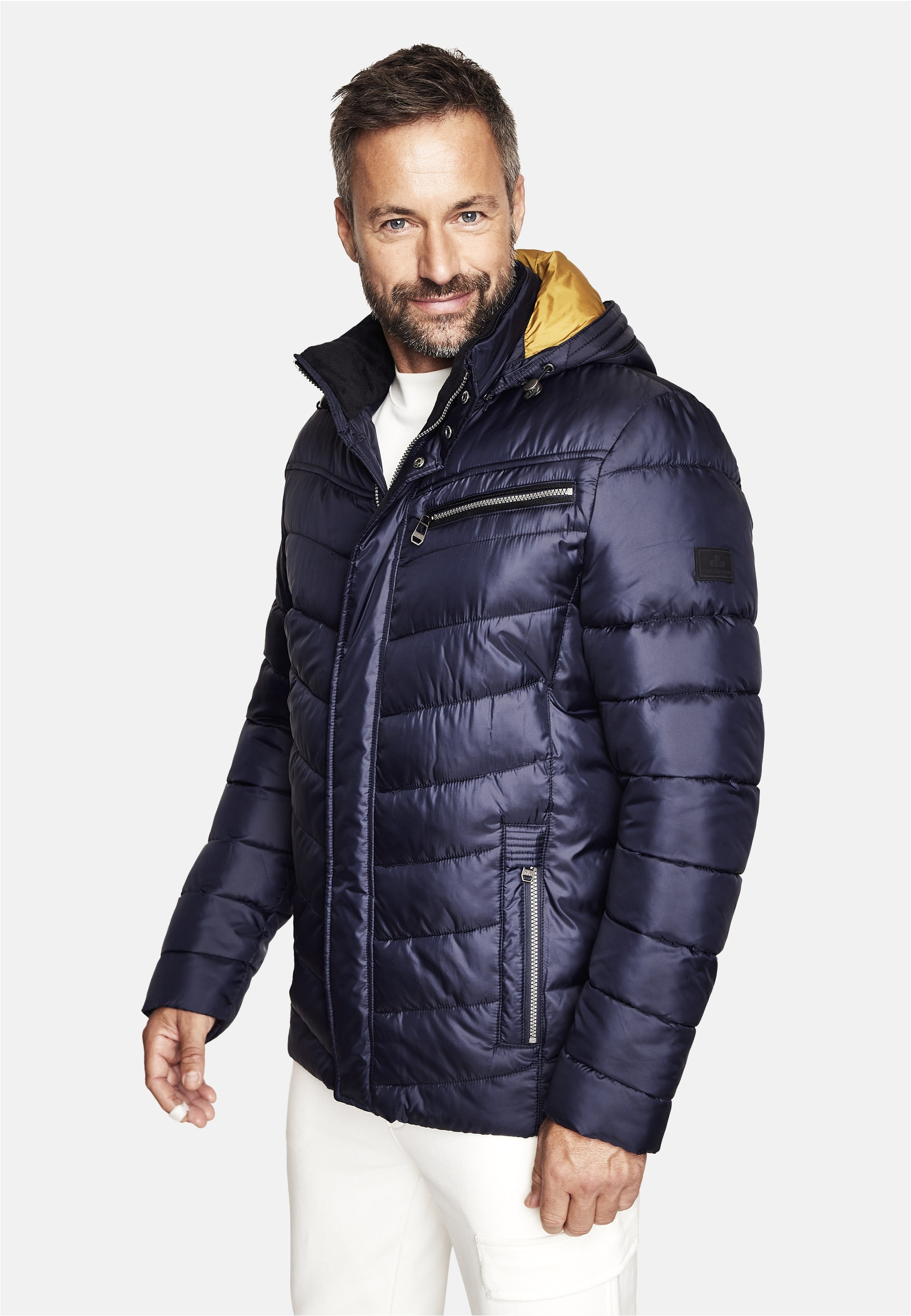 New Canadian Steppjacke, mit Fleece-Einsatz am Innenkragen