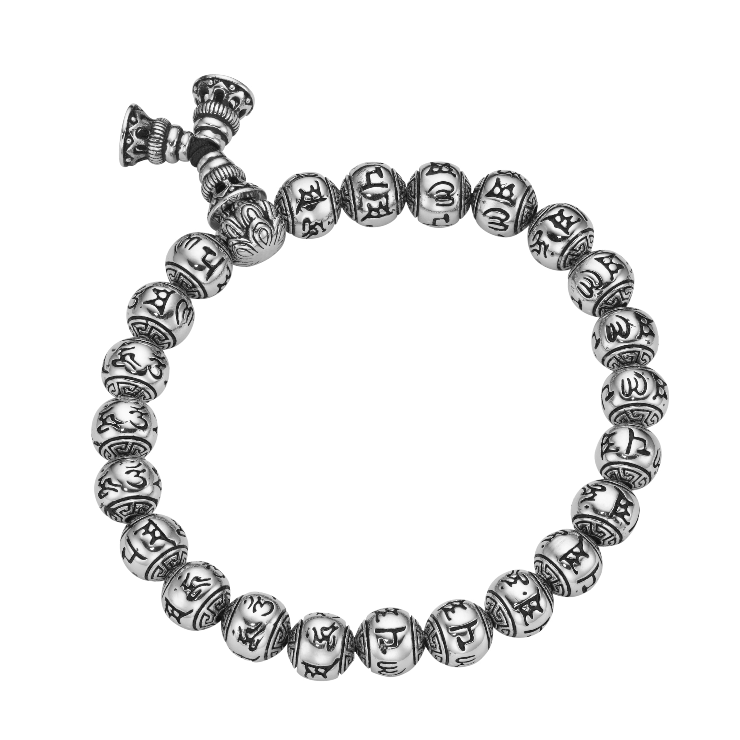 GIORGIO MARTELLO MILANO Armband »Kugeln mit tibetischen Glücks-Symbolen, Silber  925« bestellen | BAUR