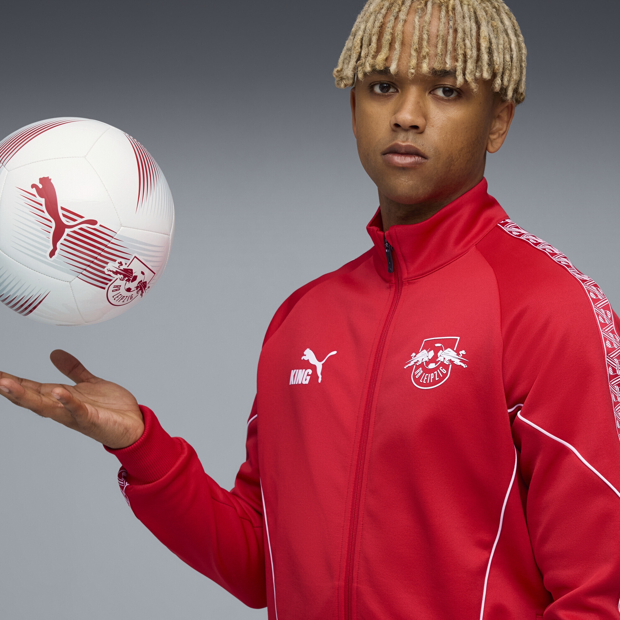 PUMA Sweatjacke »RB Leipzig KING Anthem Jacke Herren«