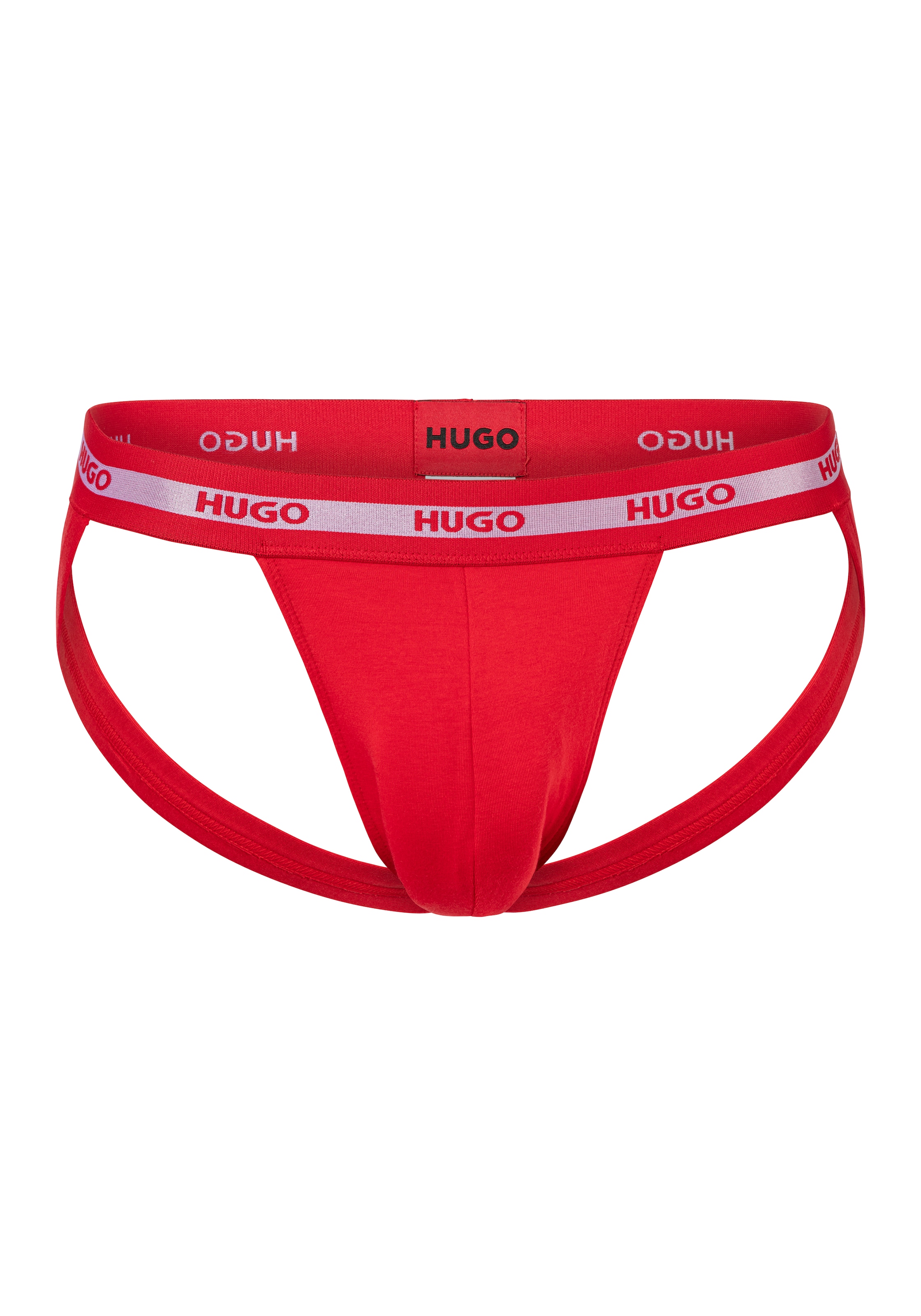 HUGO Underwear String »JOCKSTR TRIPL PLANET«, (Packung, 3 St.), mit Hugo-Logomuster