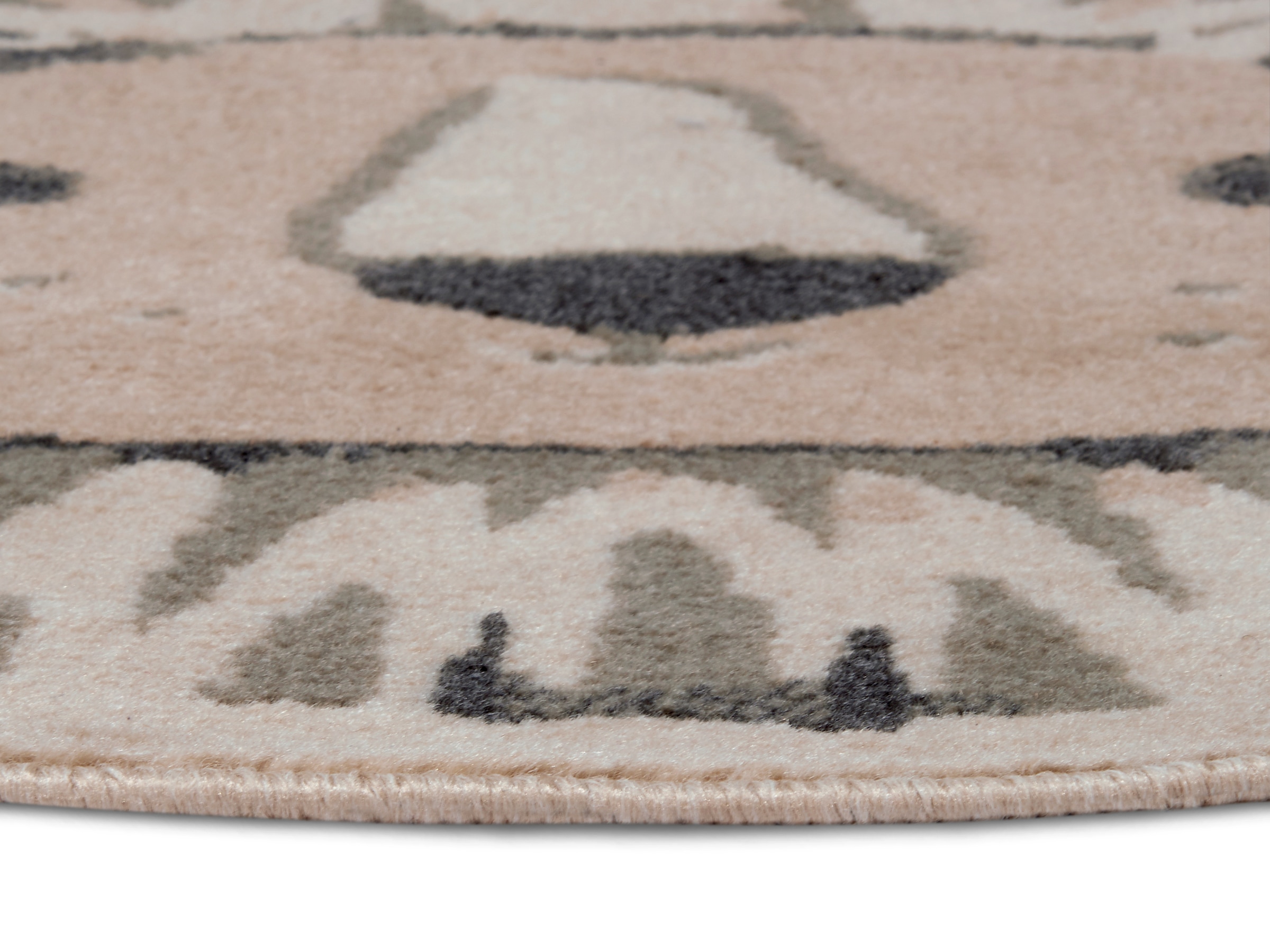 HANSE Home Kinderteppich »Adventures Lion«, rund, 8 mm Höhe, Spielteppich, fest, Kinderzimmer, Kurzflor, Spielunterlage