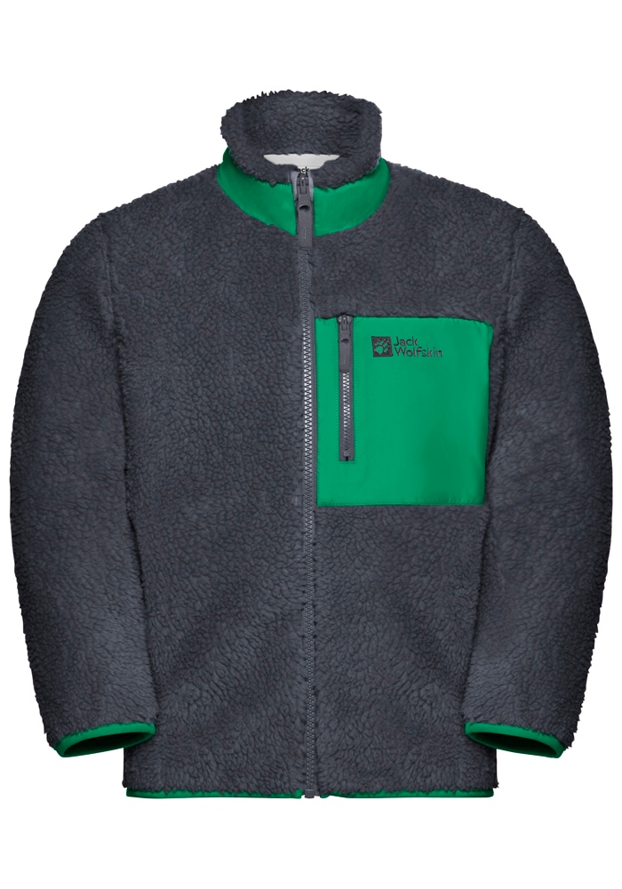 Jack Wolfskin Fleecejacke »ICE CURL JACKET K«, Wärmend, winddicht, Übergangsjacke