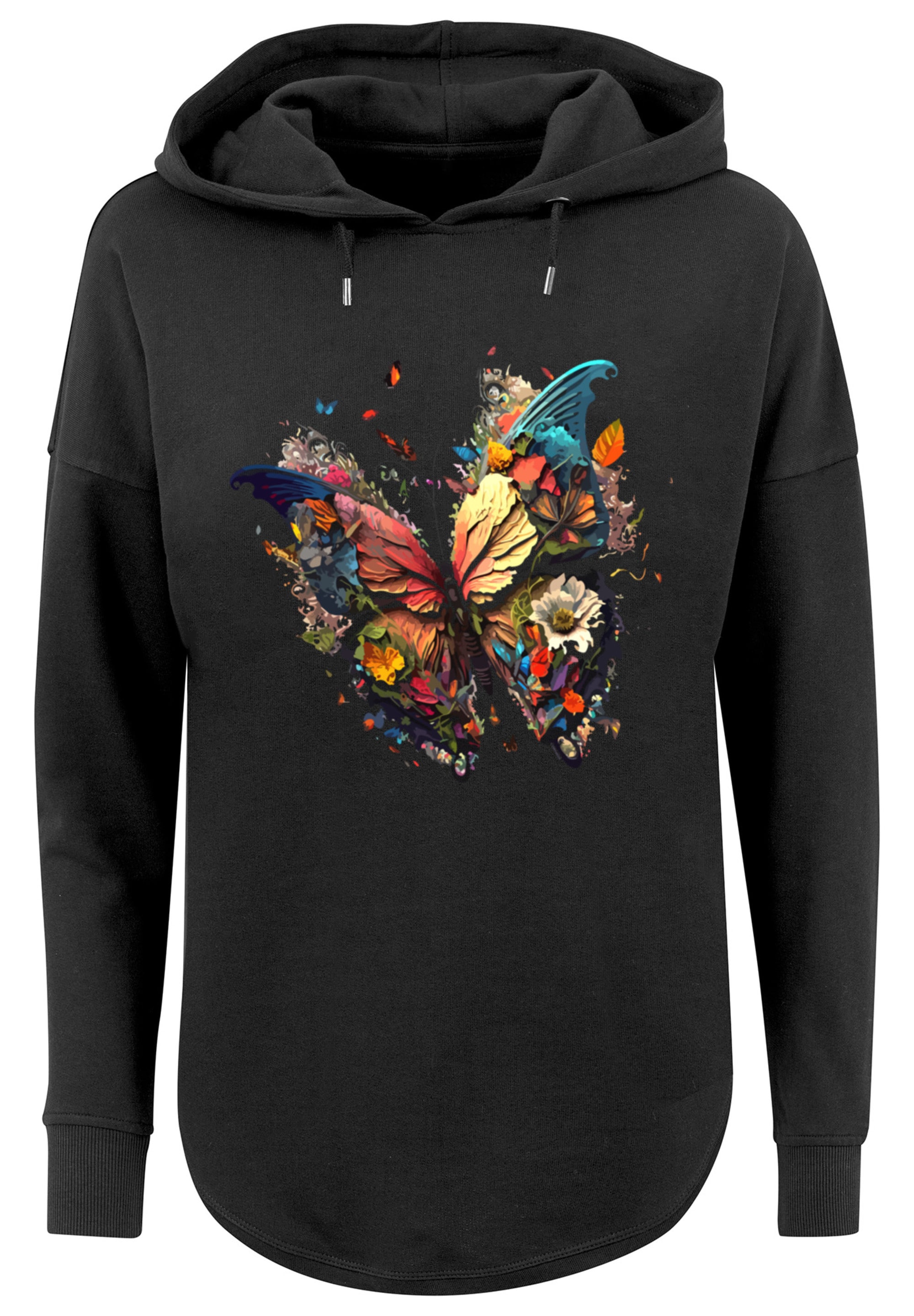 F4NT4STIC Kapuzenpullover »Schmetterling Bunt«, Print