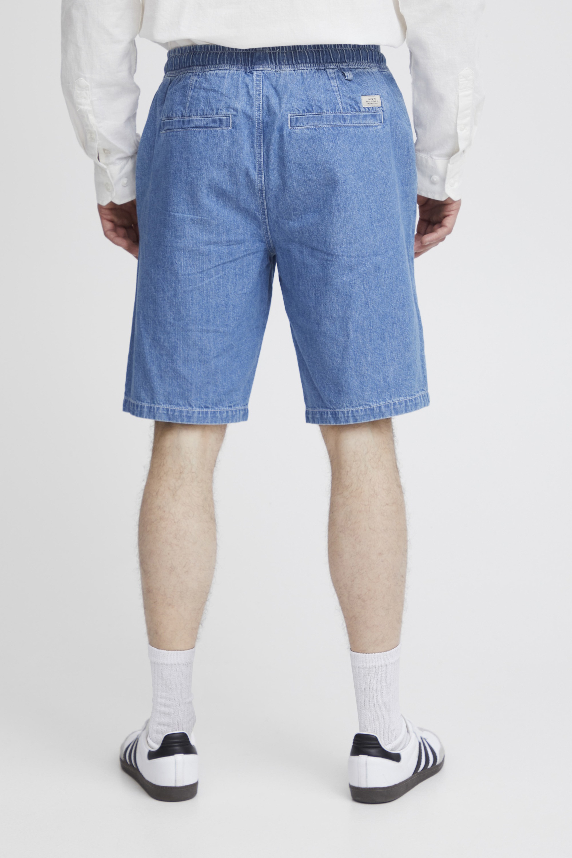 Jeansshorts BLEND "Shorts BHShorts", Herren, Gr. S, N-Gr, blau (denim middle blau), Obermaterial: 100% Baumwolle CO., Jeans Jeansshorts 6