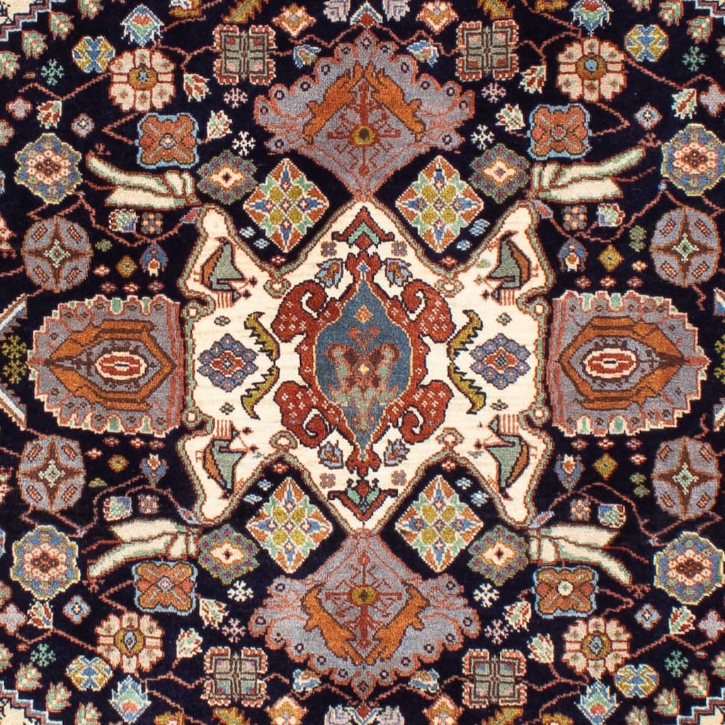 morgenland Wollteppich »Gabbeh - Kaschkuli Persern - 180 x 145 cm - dunkelblau«, rechteckig