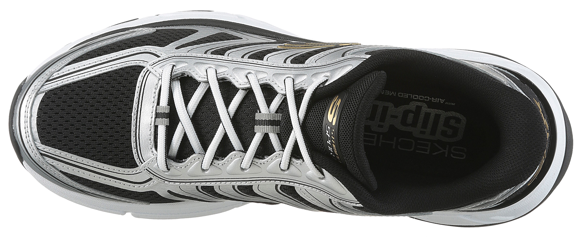Skechers Slip-On Sneaker »STAMINA SPORT«, Retro Sneaker, Schnürschuh mit Slip-ins