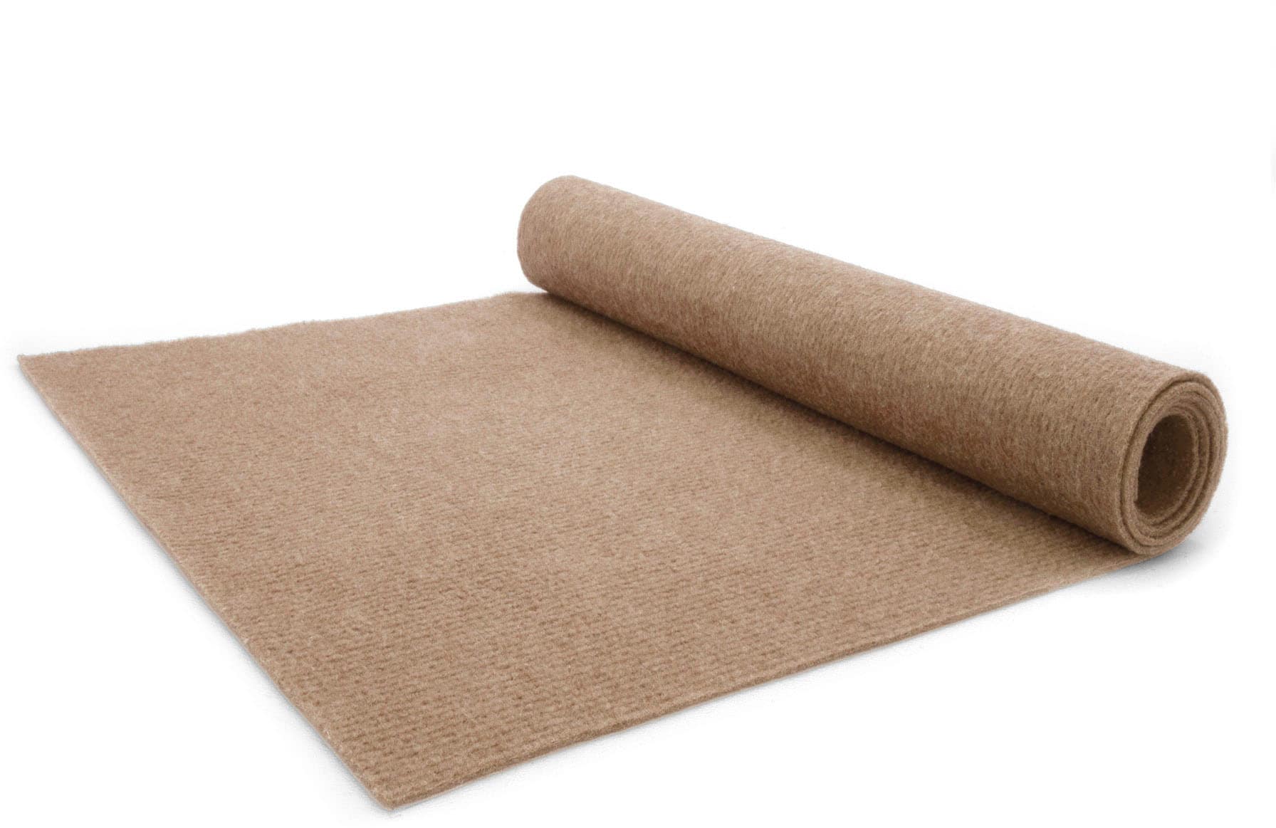 Primaflor-Ideen in Textil Nadelvliesteppich »MALTA«, rechteckig, 2,5 mm Höhe, Uni-Farben, strapazierfähig & pflegeleicht, Kurzflor, Nadelvlies