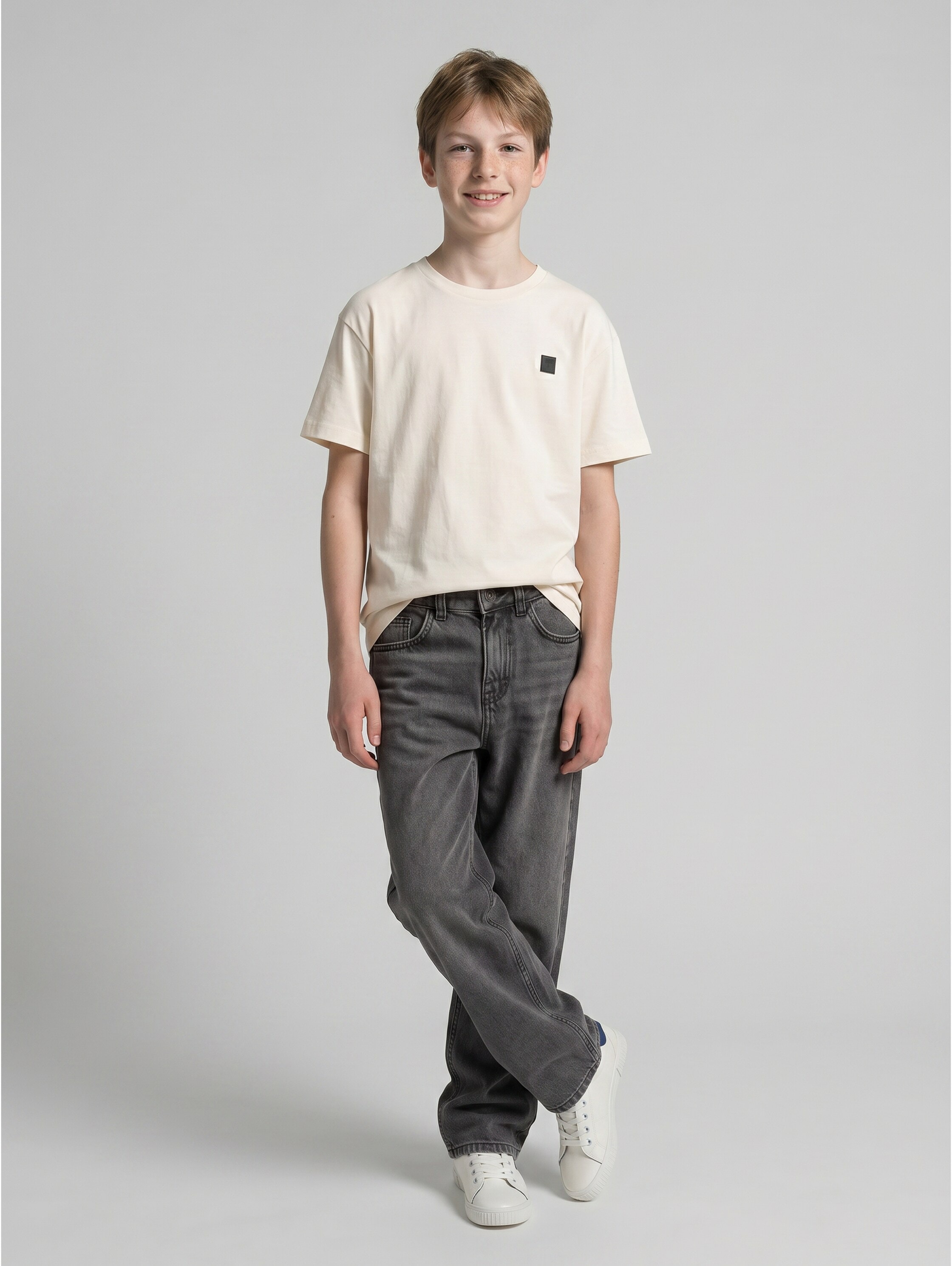 TOM TAILOR 5-Pocket-Jeans Baggy Jeans- mit ausgestelltem Bein