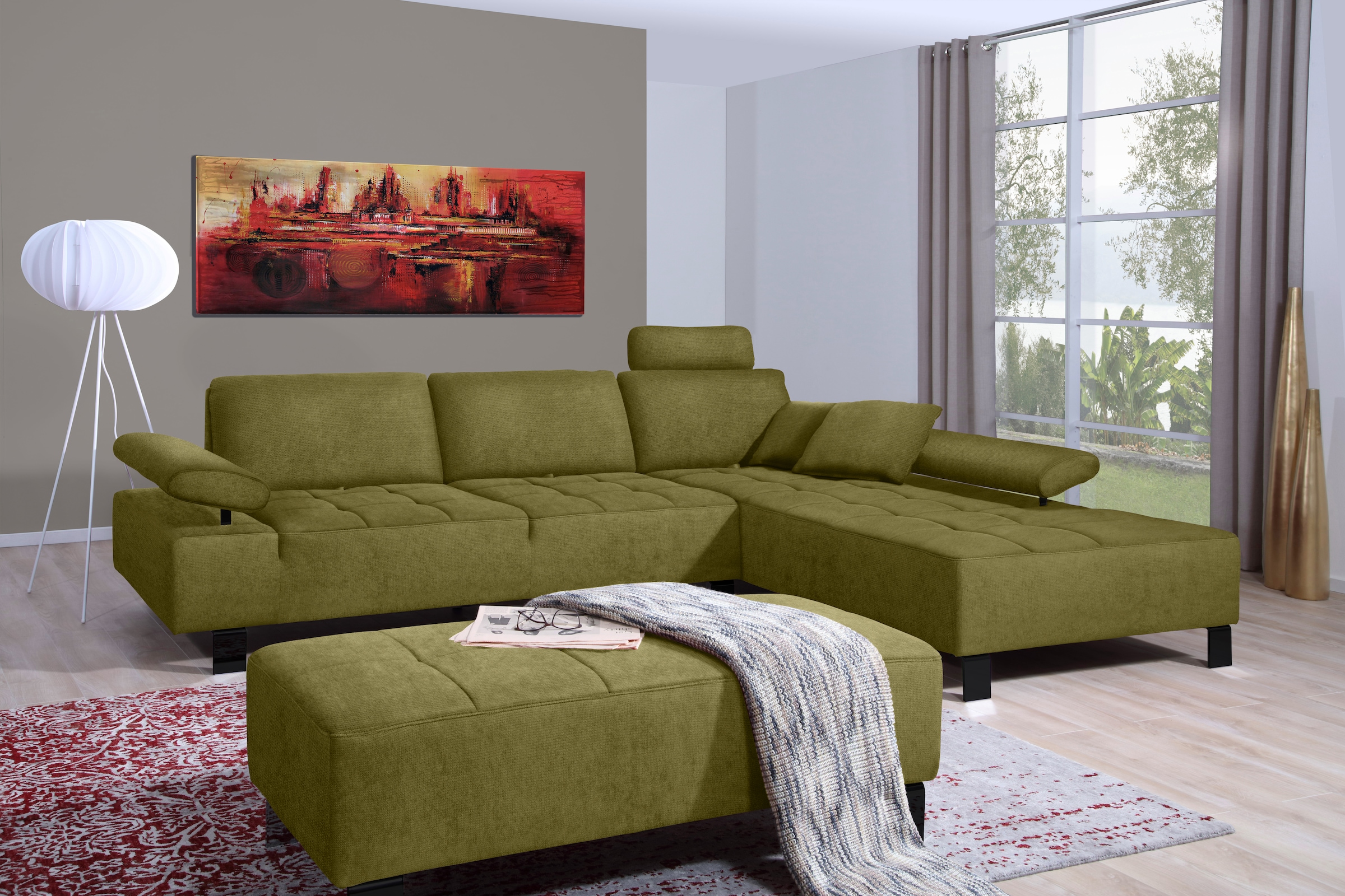 alina Sitzhocker »Royce«, 86 cm breit und 61 cm tief