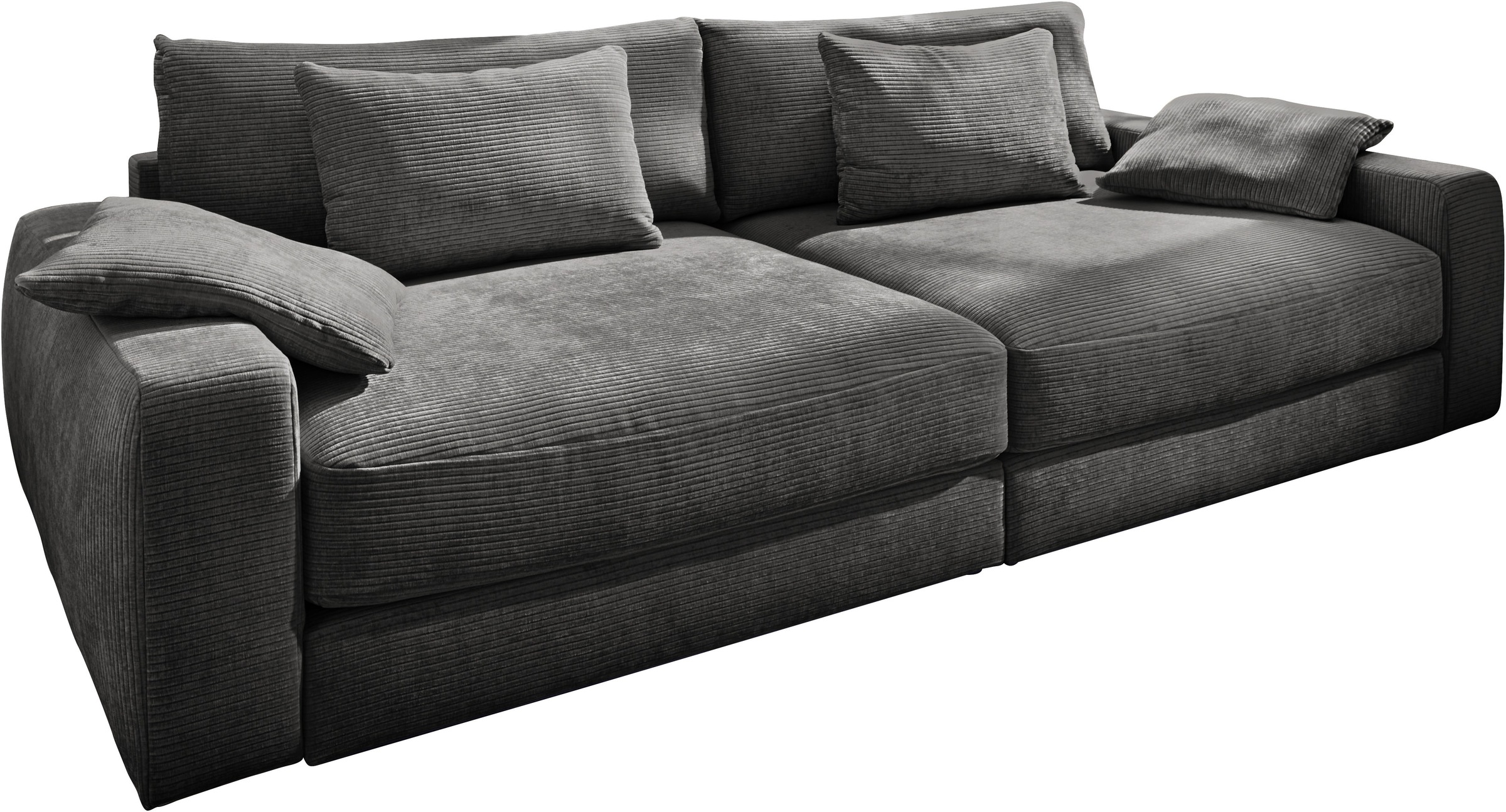 Jockenhöfer Gruppe Big-Sofa "Milano XXL, B: 290 cm" mit Zierkissen, Relaxfl günstig online kaufen