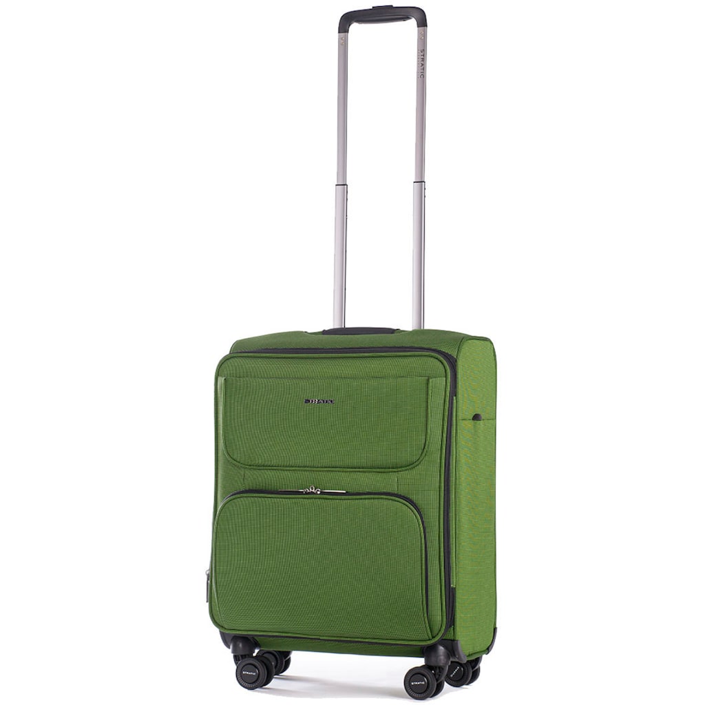 Stratic Weichgepäck-Trolley »Bendigo Light + S, green«, 4 Rollen