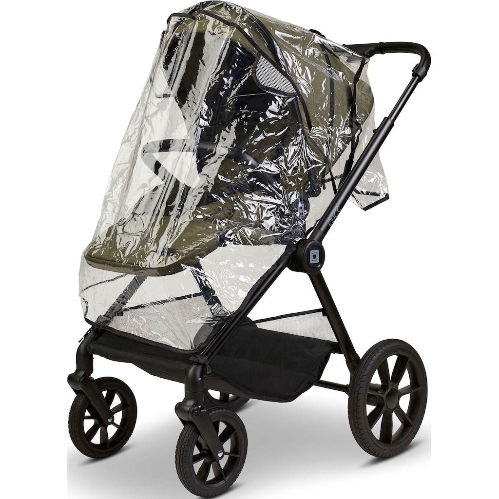 Moon Kombi-Kinderwagen »Clicc, moss green/melange«