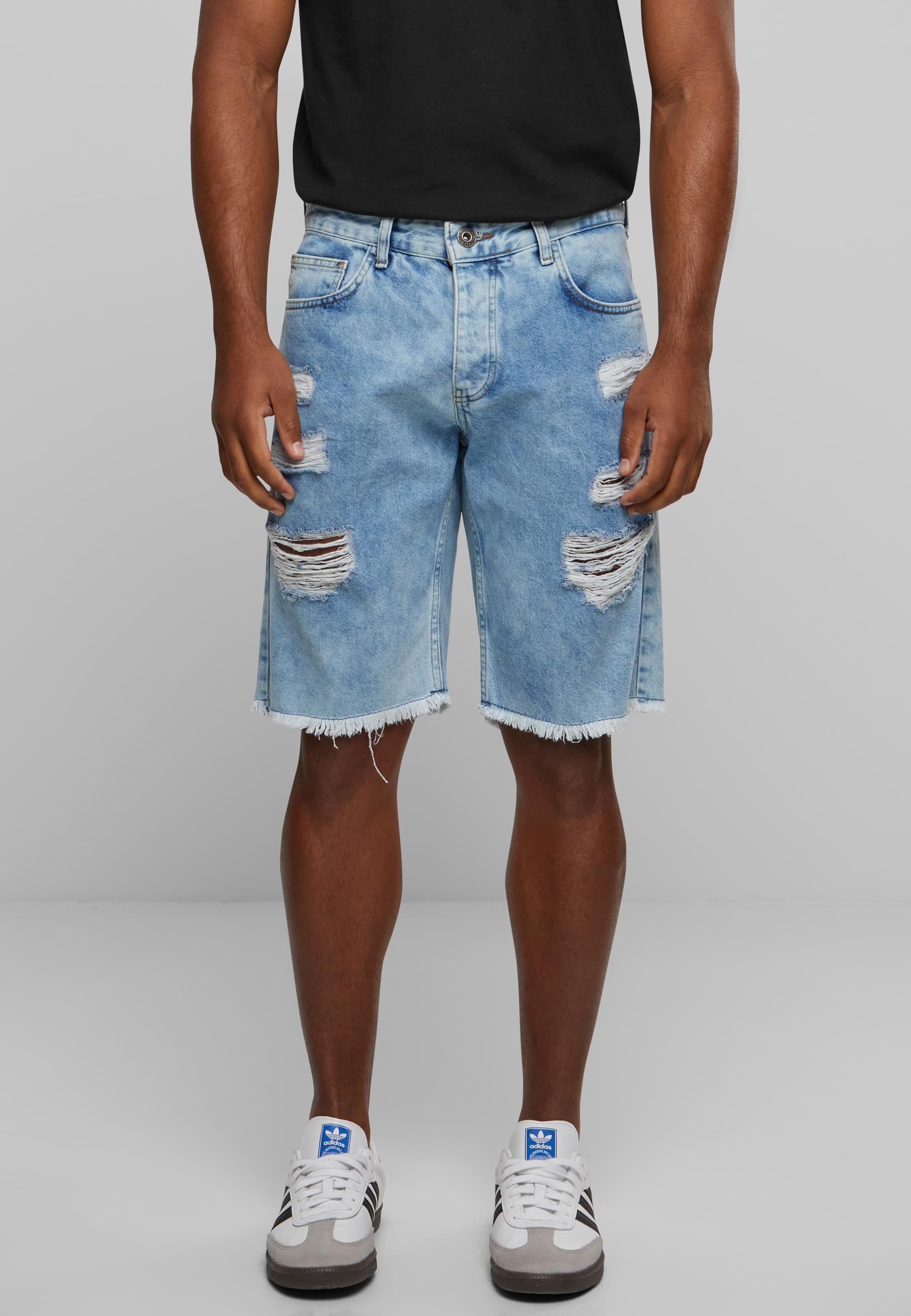 2Y Studios Shorts »2Y Studios Herren 2Y Destroyed Denim Shorts«