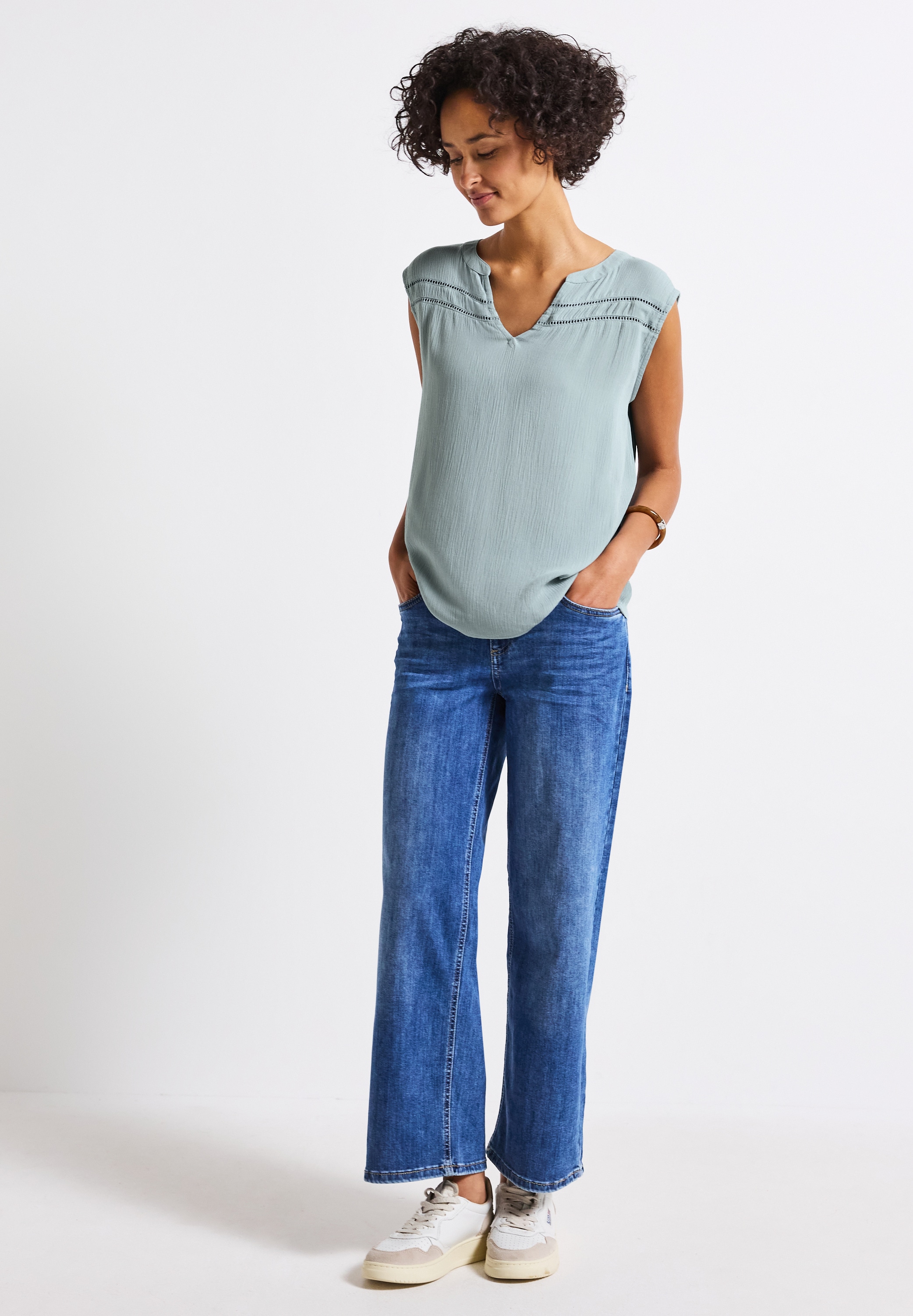 STREET ONE Blusentop, aus softer Viskose