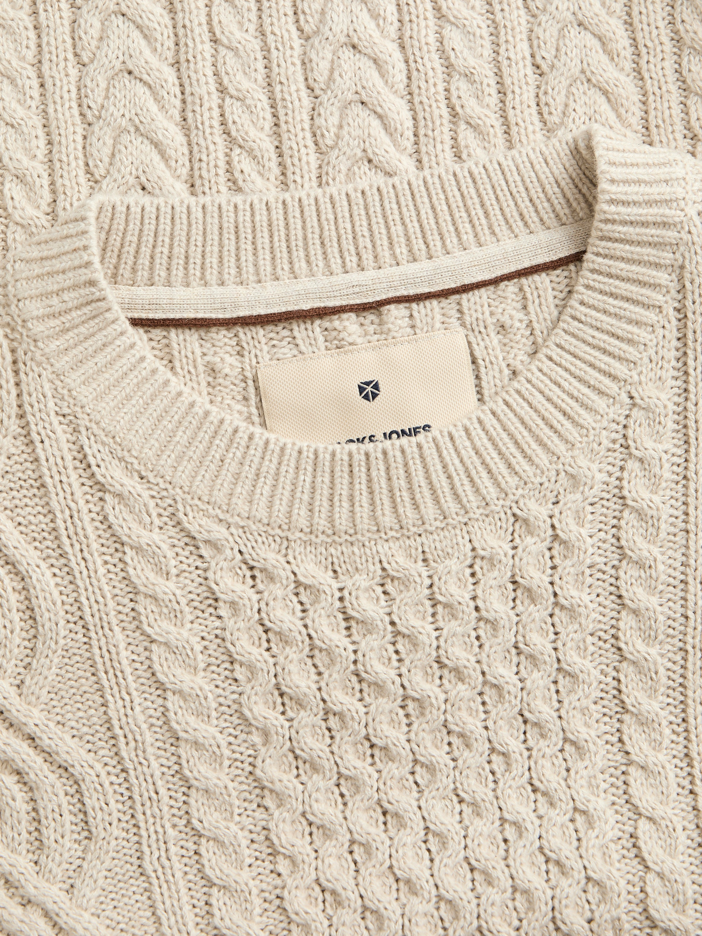 Jack & Jones Strickpullover »JPRBLUSEAN KNIT CABLE CREW NECK SN«