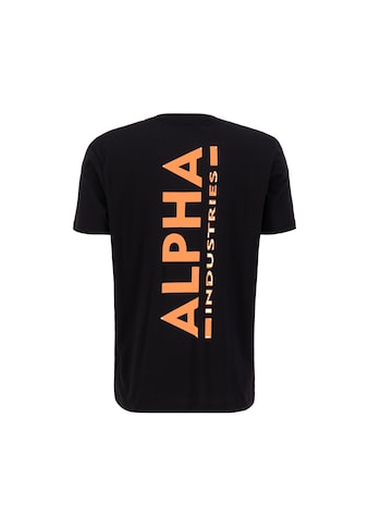 T-Shirt »ALPHA INDUSTRIES Men - T-Shirts Backprint T Reflective Print«