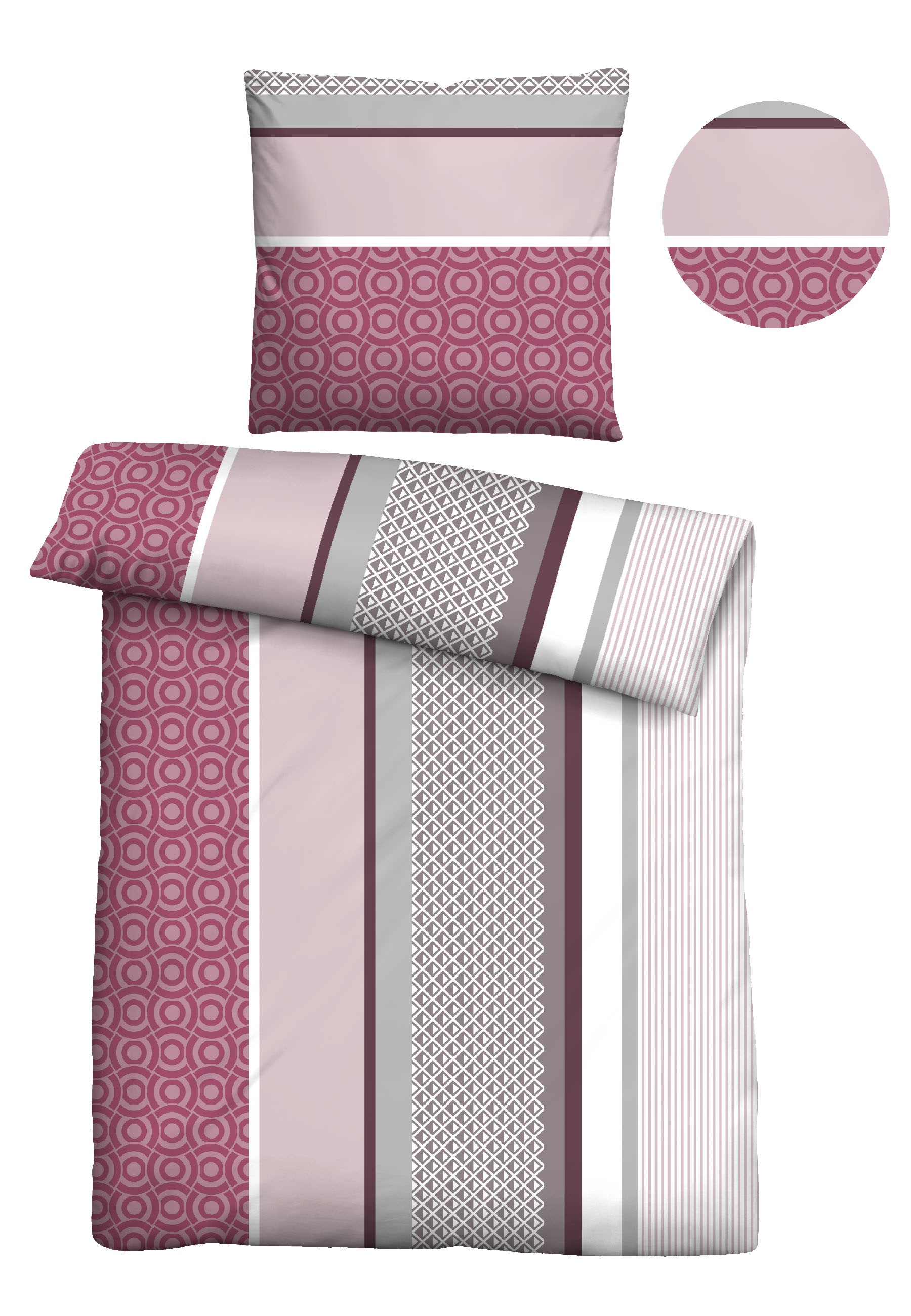 Castell - Markenbettwäsche Bettwäsche "0360978" 2 Stk. tlg. absolut flausch günstig online kaufen