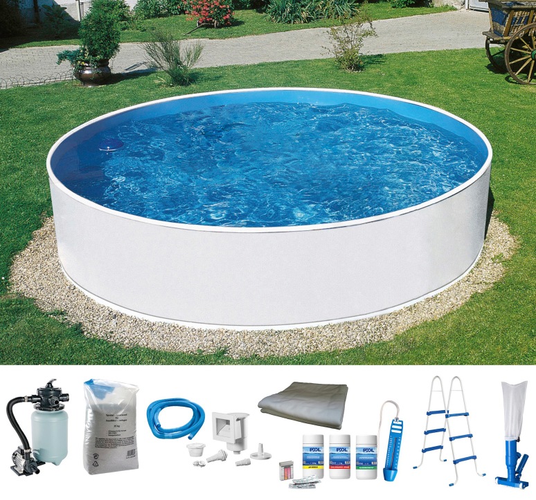 my POOL BWT Rundpool "ALL IN inkl. umfangreichem Zubehör" in verschiedene Größen erhältlich
