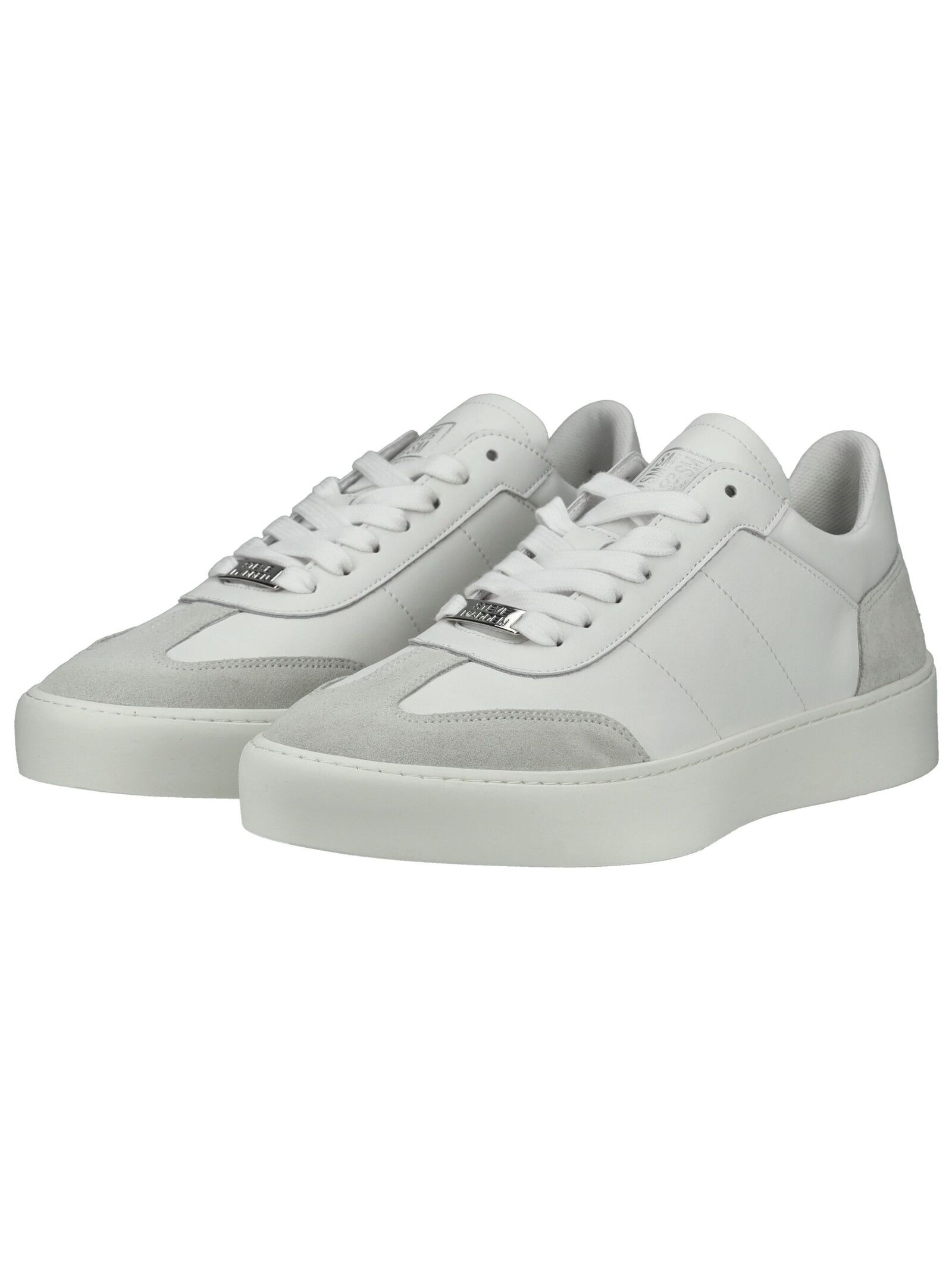 Sneaker STEVE MADDEN "STEVE MADDEN Sneaker Veloursleder", Herren, Gr. 44, weiß, grau, Veloursleder, Schuhe Sneaker 3