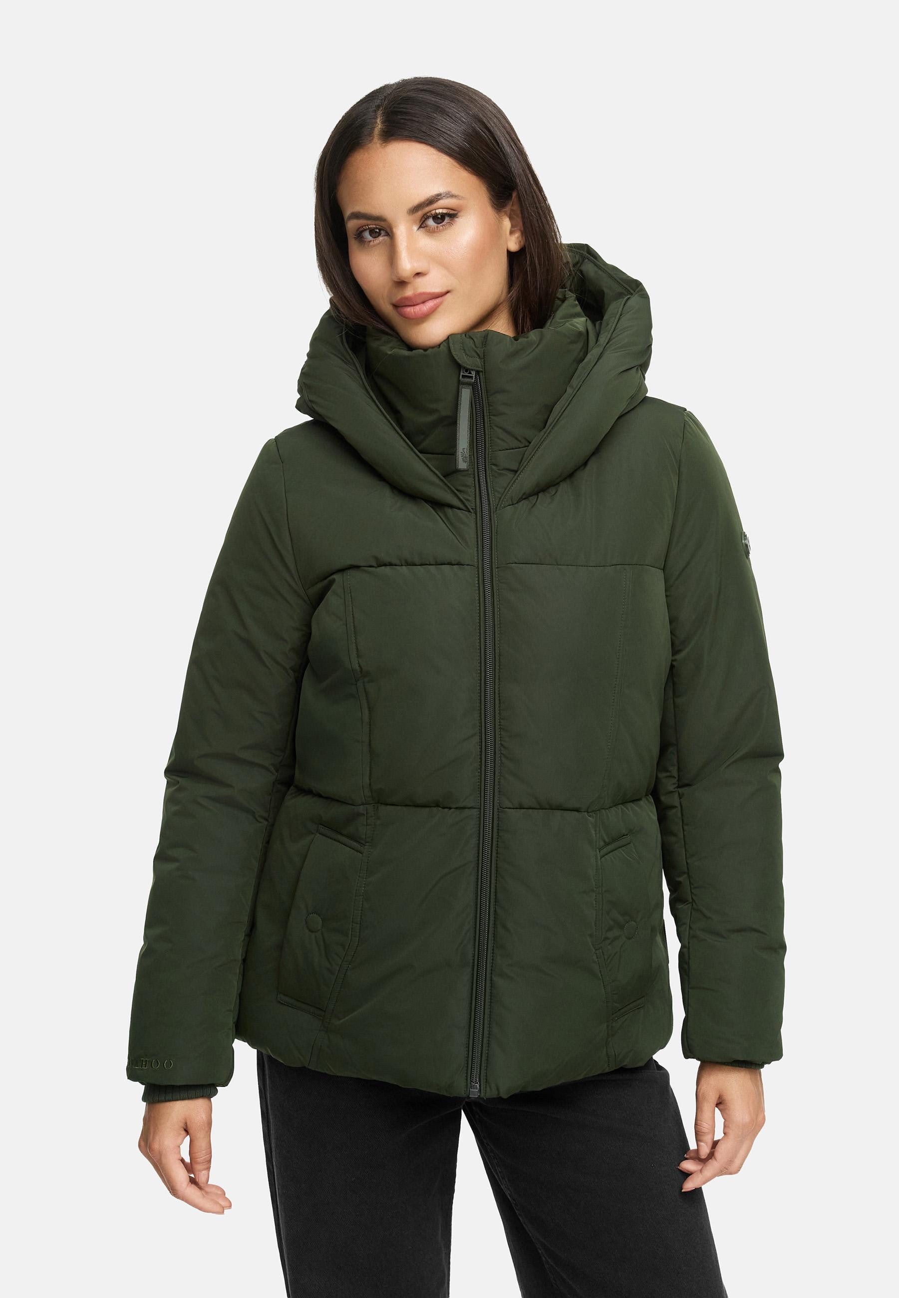 Navahoo Winterjacke »Flüsterfee 14«, mit Kapuze, Winter Steppjacke mit Kapuze