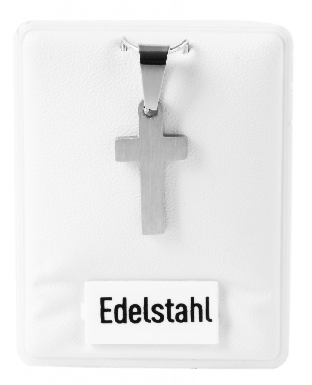 Kettenanhänger ADELIA´S "trendiger Kreuz Anhänger aus Edelstahl", silber, Schmuckanhänger, Damen, Edelstahl, Kettenanhänger 2