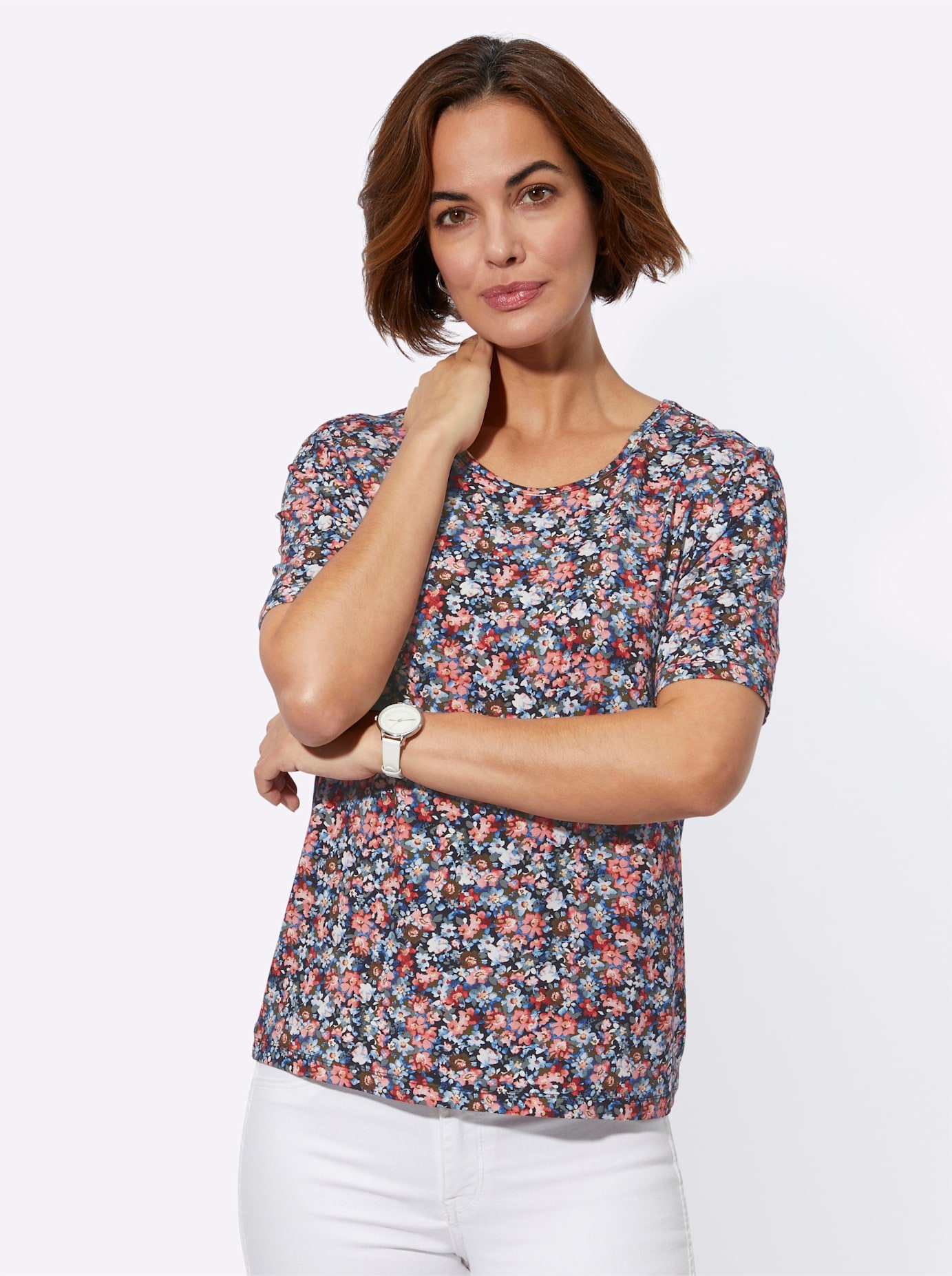 Classic Basics Kurzarmshirt "Shirt" 1 Stk. tlg. günstig online kaufen