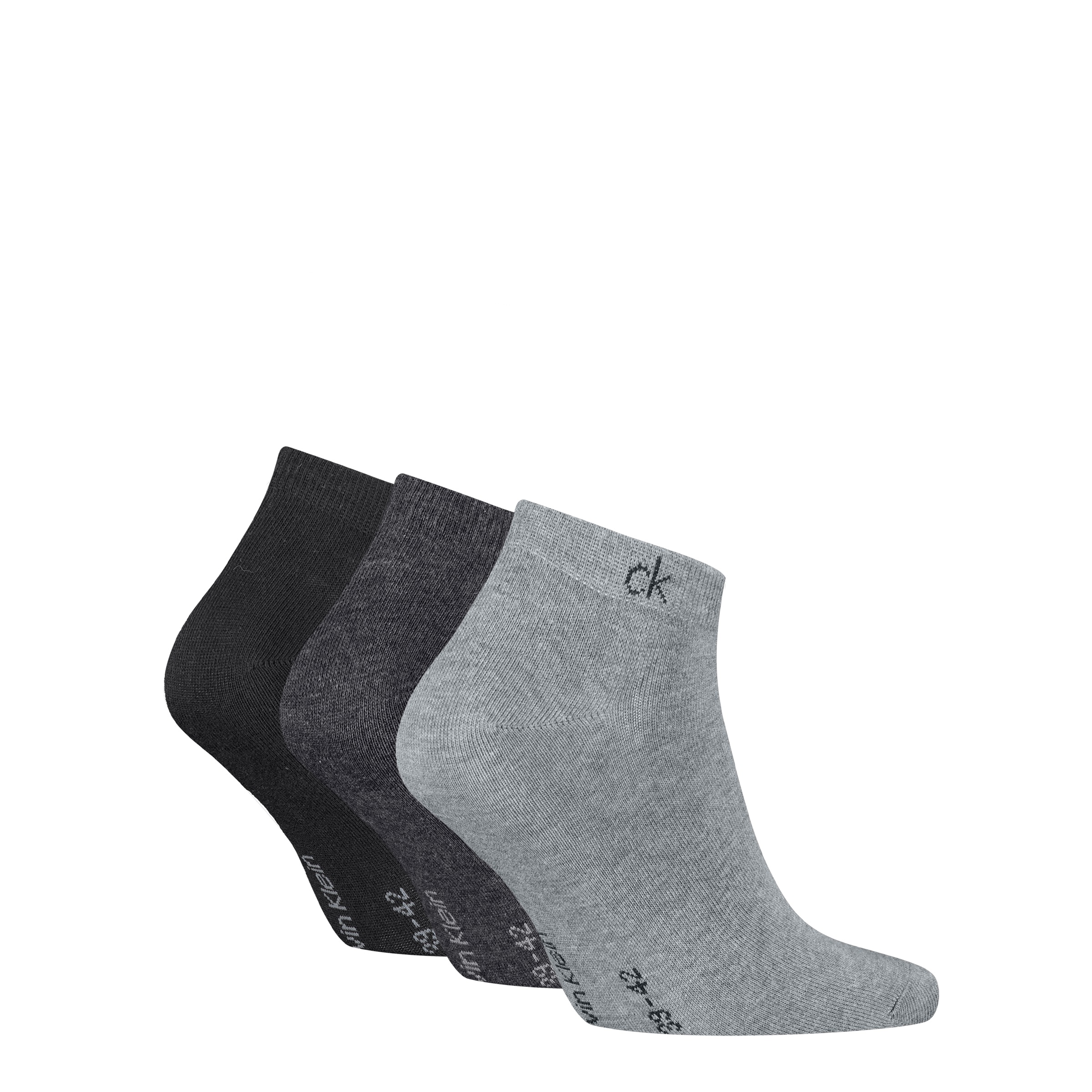Calvin Klein Sneakersocken "CK MEN SNEAKER" 3 Paar, mit kleinem Rippenbündc günstig online kaufen