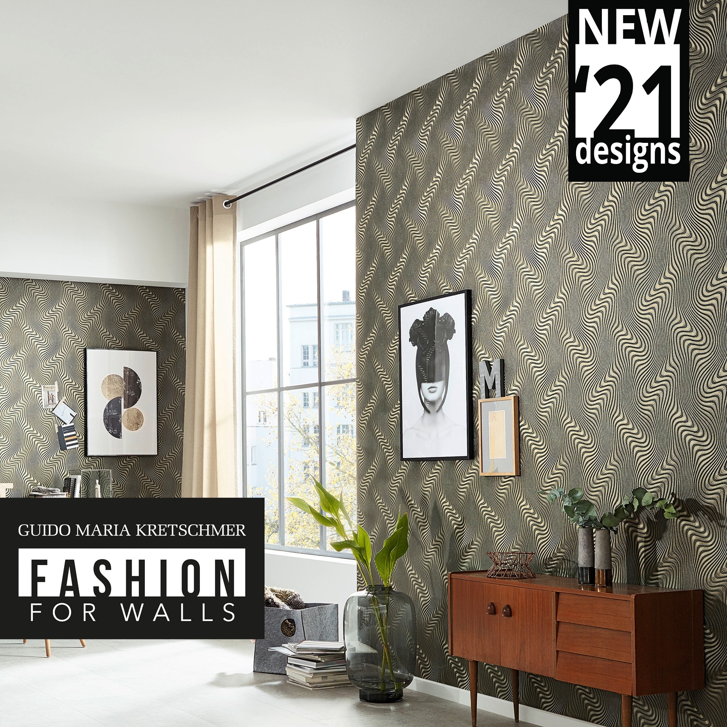 Fashion for walls Vliestapete »Guido Walls«, for Kretschmer bestellen Fashion BAUR - | Maria GMK, Grafisch