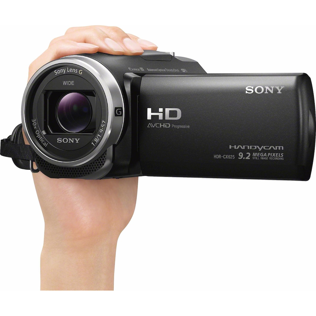 Sony Camcorder »HDR-CX625B«, Full HD, NFC-WLAN (Wi-Fi), 30 fachx opt. Zoom