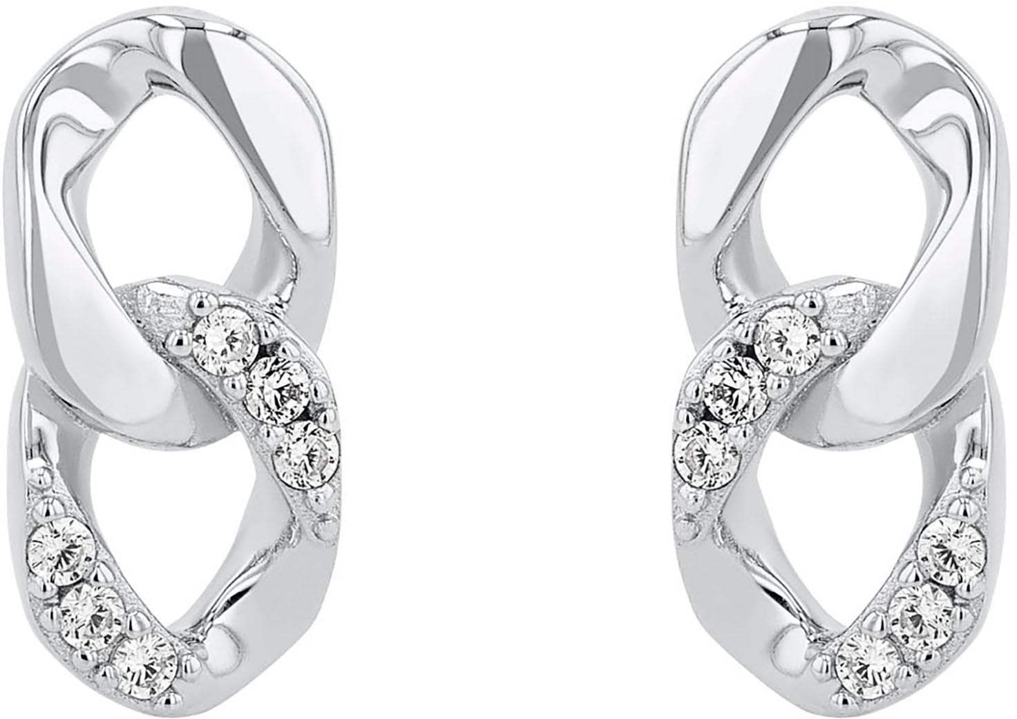 Amor Paar Ohrstecker »2039102« mit Zirkonia (synth.)