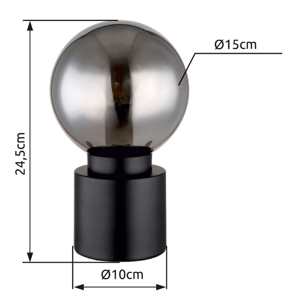 GLOBO LIGHTING Tischleuchte »MARKA« E14 1 Stk. Tischlampe Nachttischlampe Deko-Tischleuchte Schlafzimmer