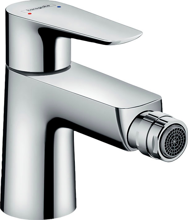 hansgrohe Bidetarmatur "Talis E", mit Push-Open Ablaufgarnitur, chrom