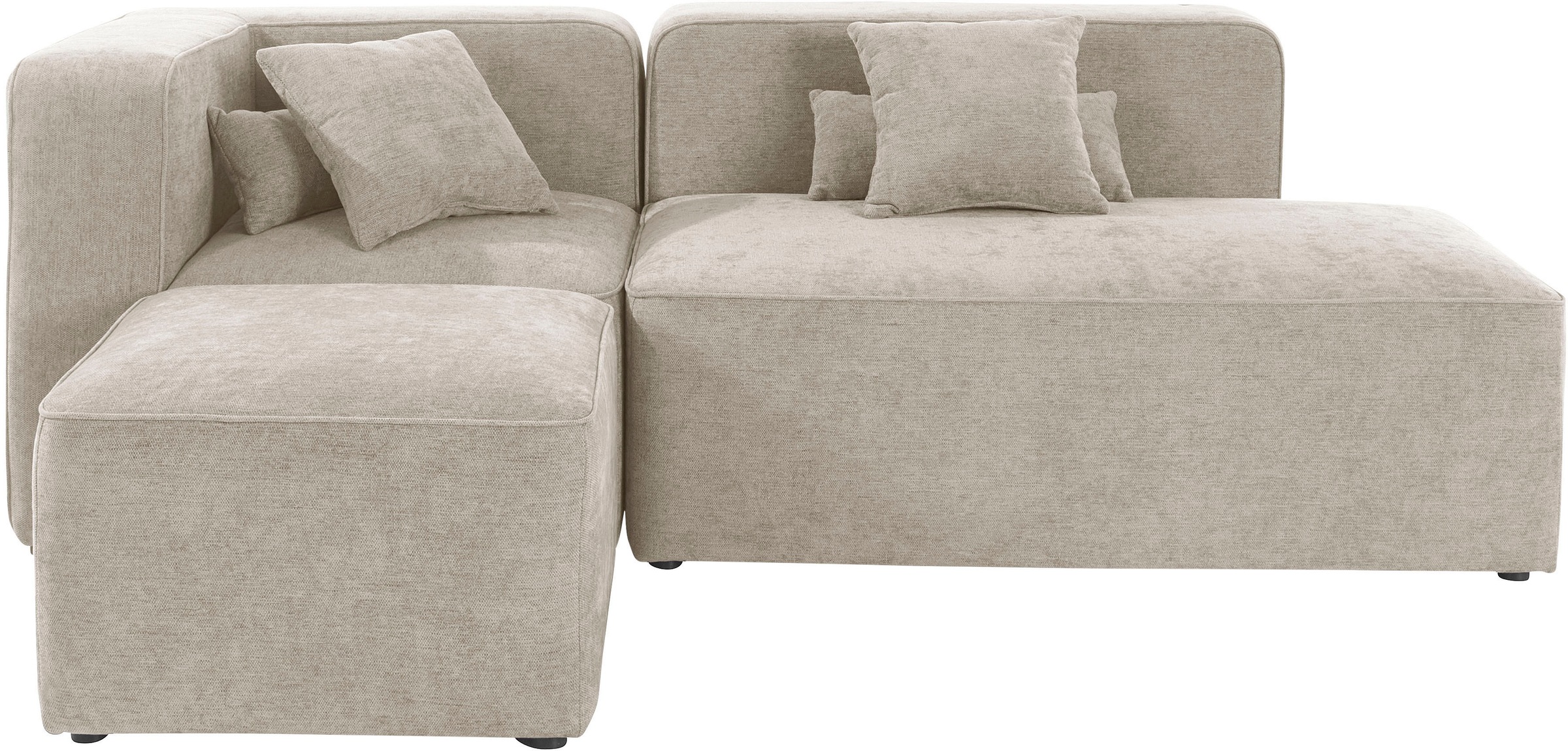 Home affaire Ecksofa "Sundstrup L-Form" Modulserie, individuelle Zusammenst günstig online kaufen
