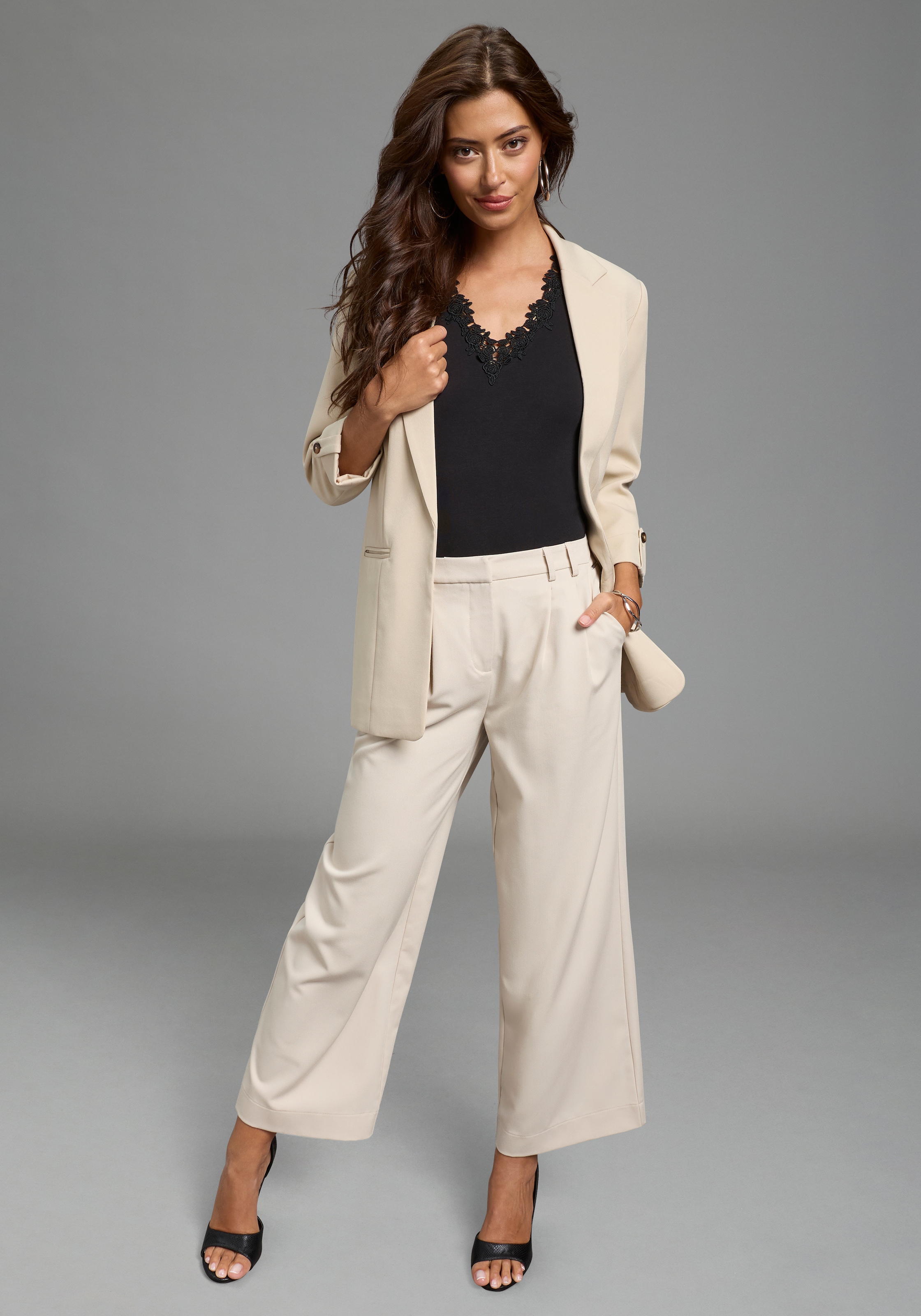 Laura Scott Body Kurzarm, körpernahe Passform, aus Baumwolle und Elasthan