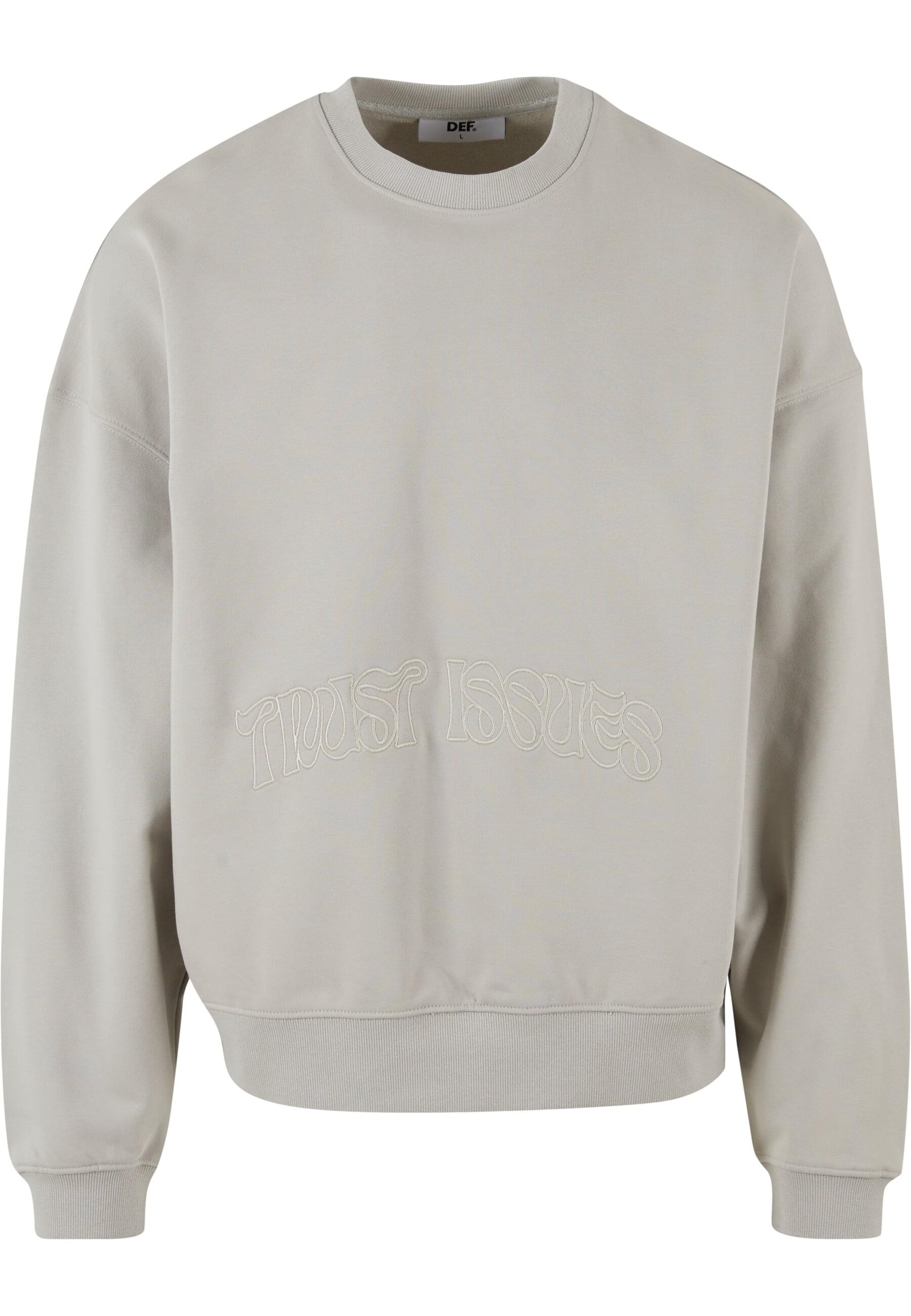 DEF Rundhalspullover "DEF DEF Trust Issues Pullover" 1 Stk. günstig online kaufen