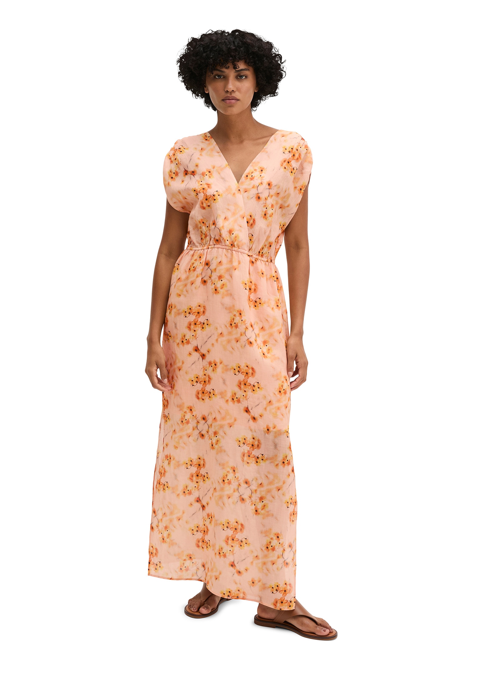 Marc O'Polo Druckkleid »aus weicher Ramiefaser«