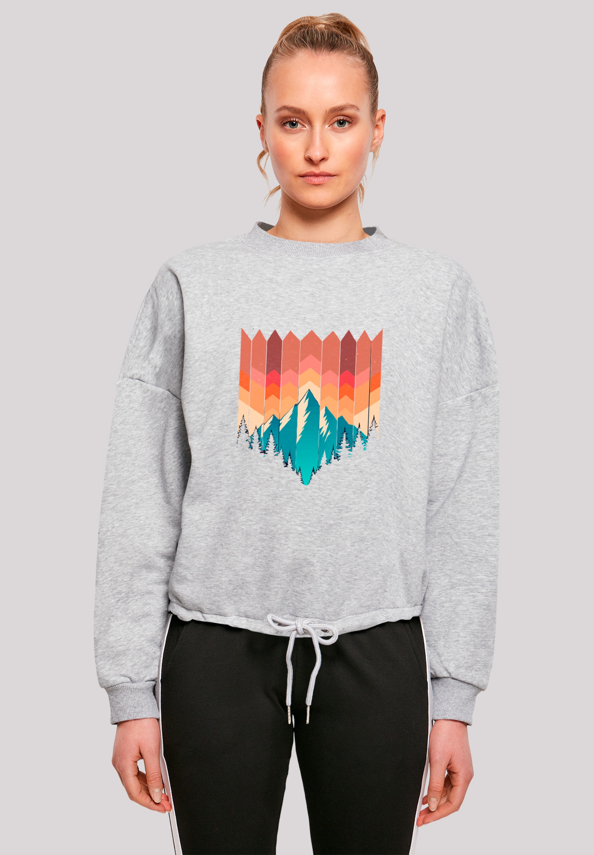 F4NT4STIC Sweatshirt "Berg Sonnenuntergang Geometrisch", Premium Qualität günstig online kaufen