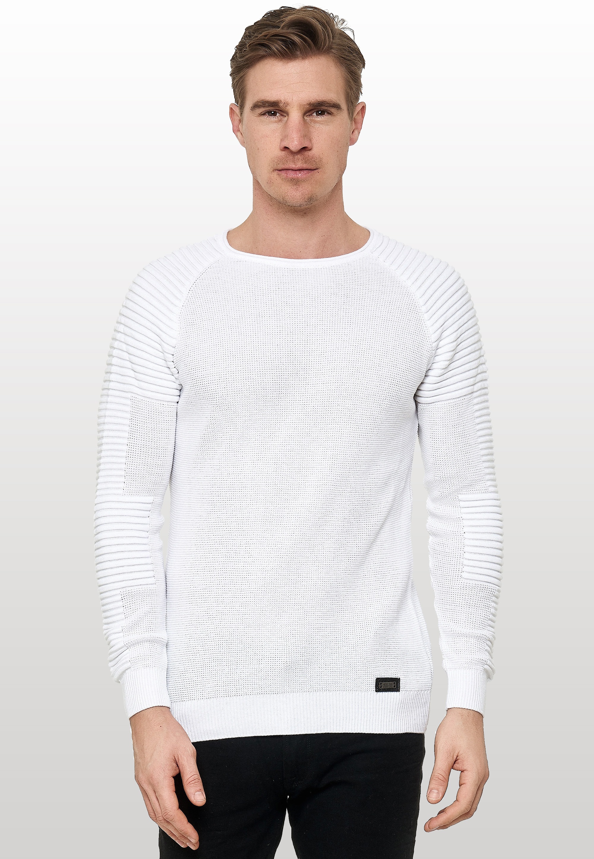 Rusty Neal Strickpullover, mit modernem Rundhalsausschnitt günstig online kaufen