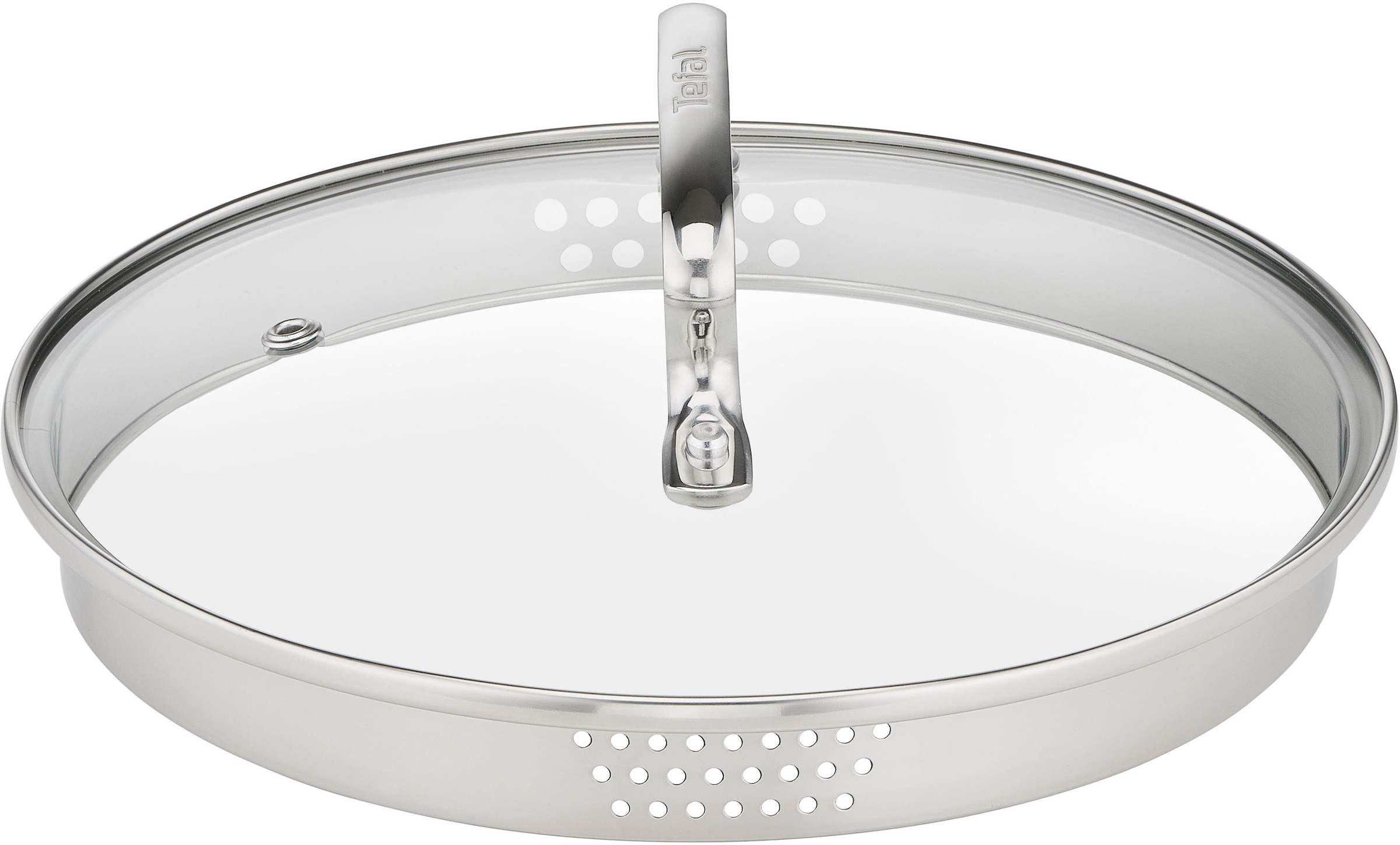 Tefal Kochtopf »Duetto+«, Edelstahl 18/10, hochglanzpoliert, Glasdeckel mit Siebfunktion