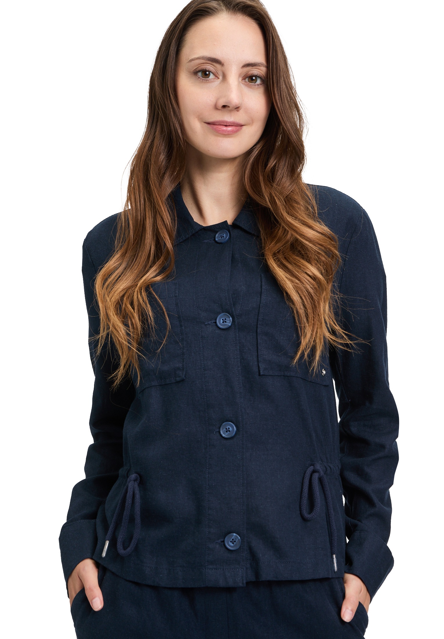 Betty&Co Jackenblazer »Betty & Co Casual-Jacke mit Taschen«, Material