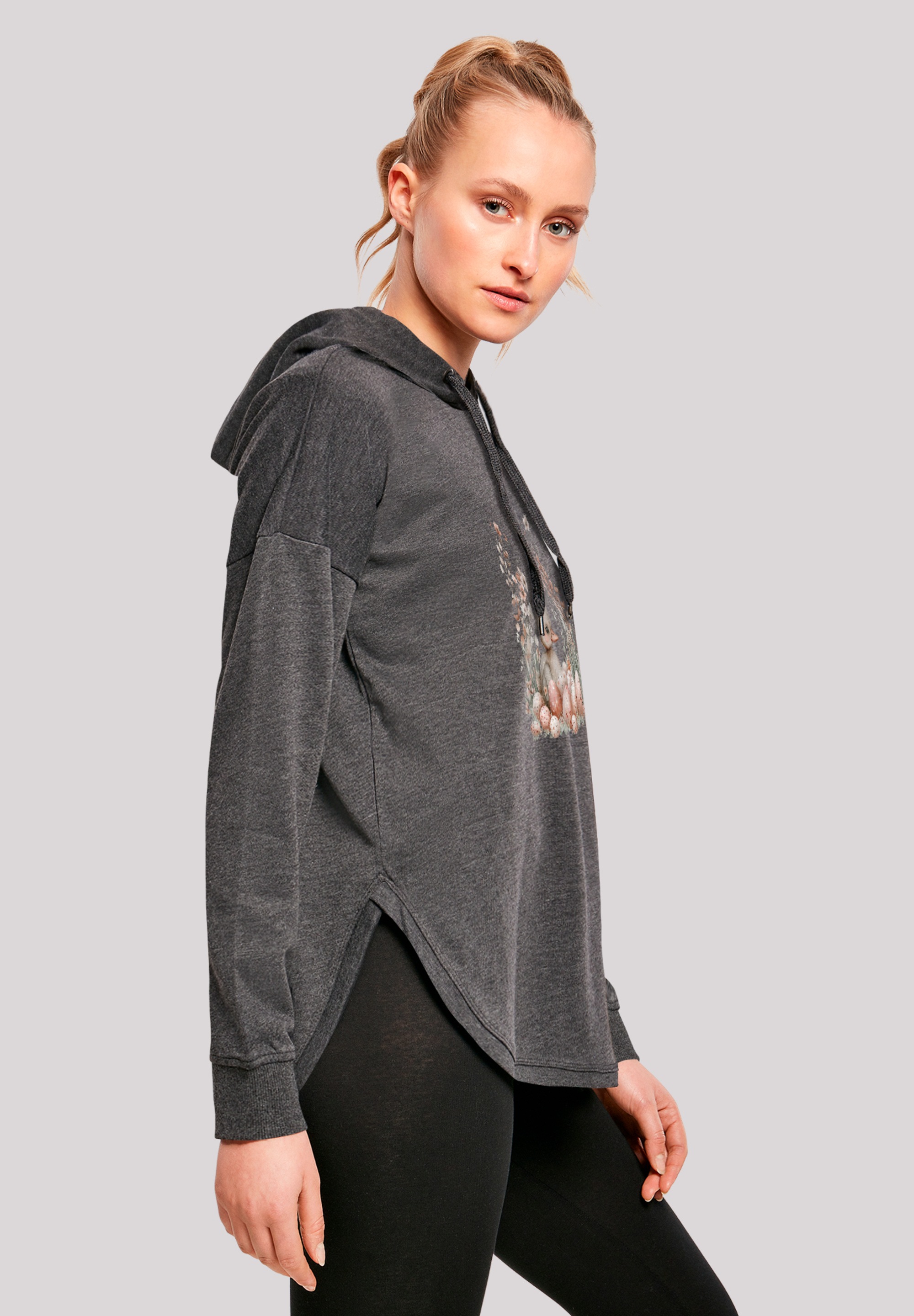 F4NT4STIC Kapuzenpullover »Ente Ostereier Blumen Küken«, Premium Qualität