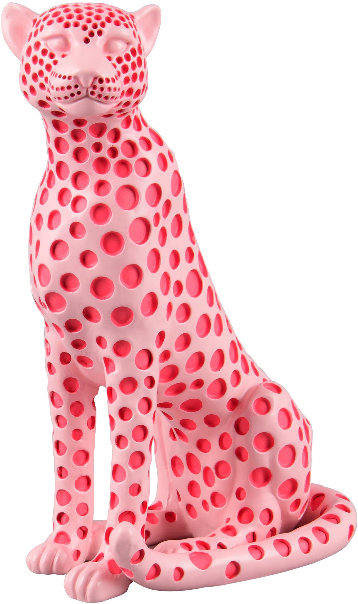 MIRRORS AND MORE Skulptur "PANTRA" Dekofigur in auffälliger Leopardenform günstig online kaufen