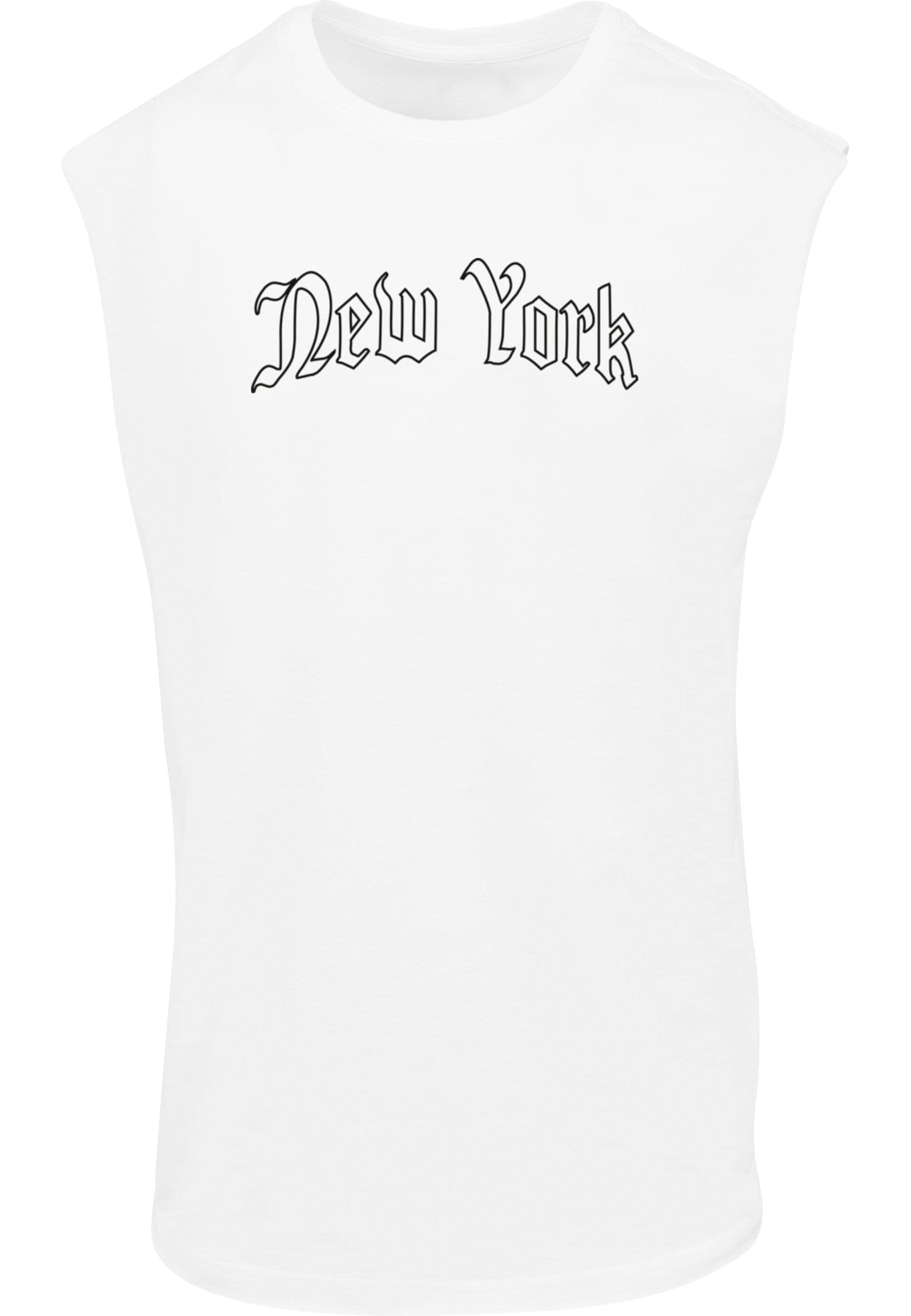 MisterTee T-Shirt "MisterTee New York Wording Sleeveless Tee" 1 Stk. tlg. günstig online kaufen