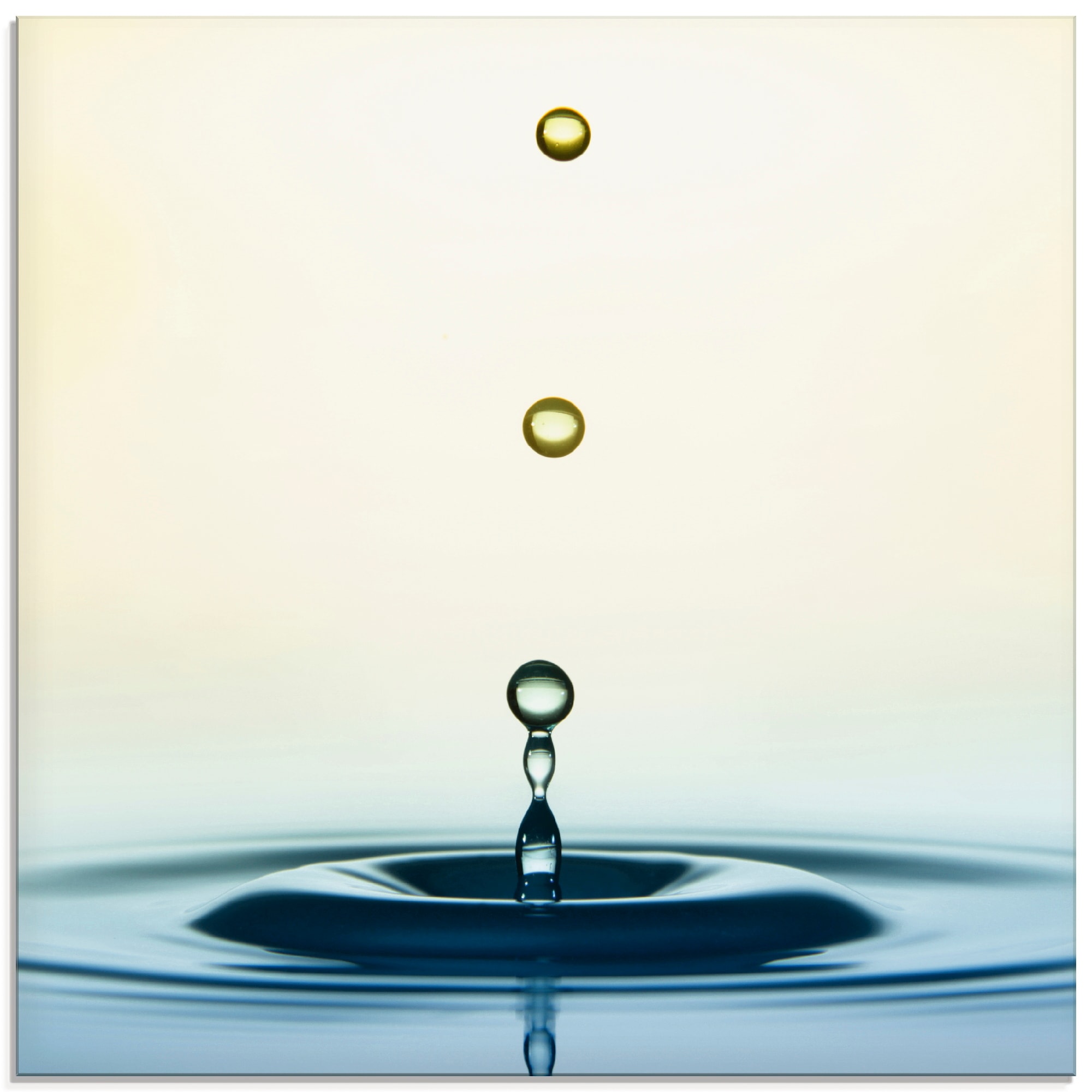 Artland Glasbild "Tropfen" Zen 1 Stk. tlg. in verschiedenen Größen