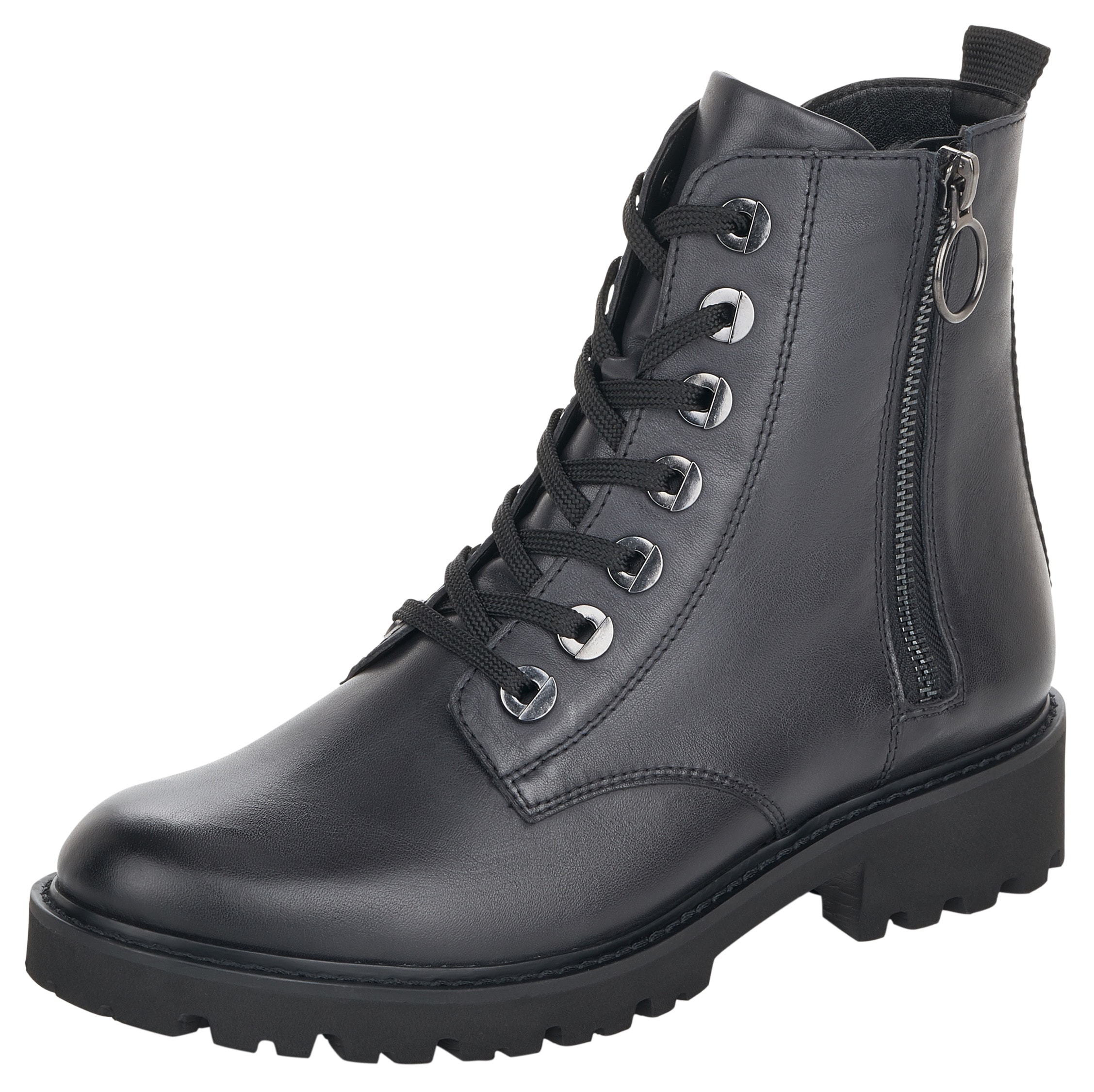 Remonte Blockabsatz, Stiefelette, Schnürboots, im modischen Used Look