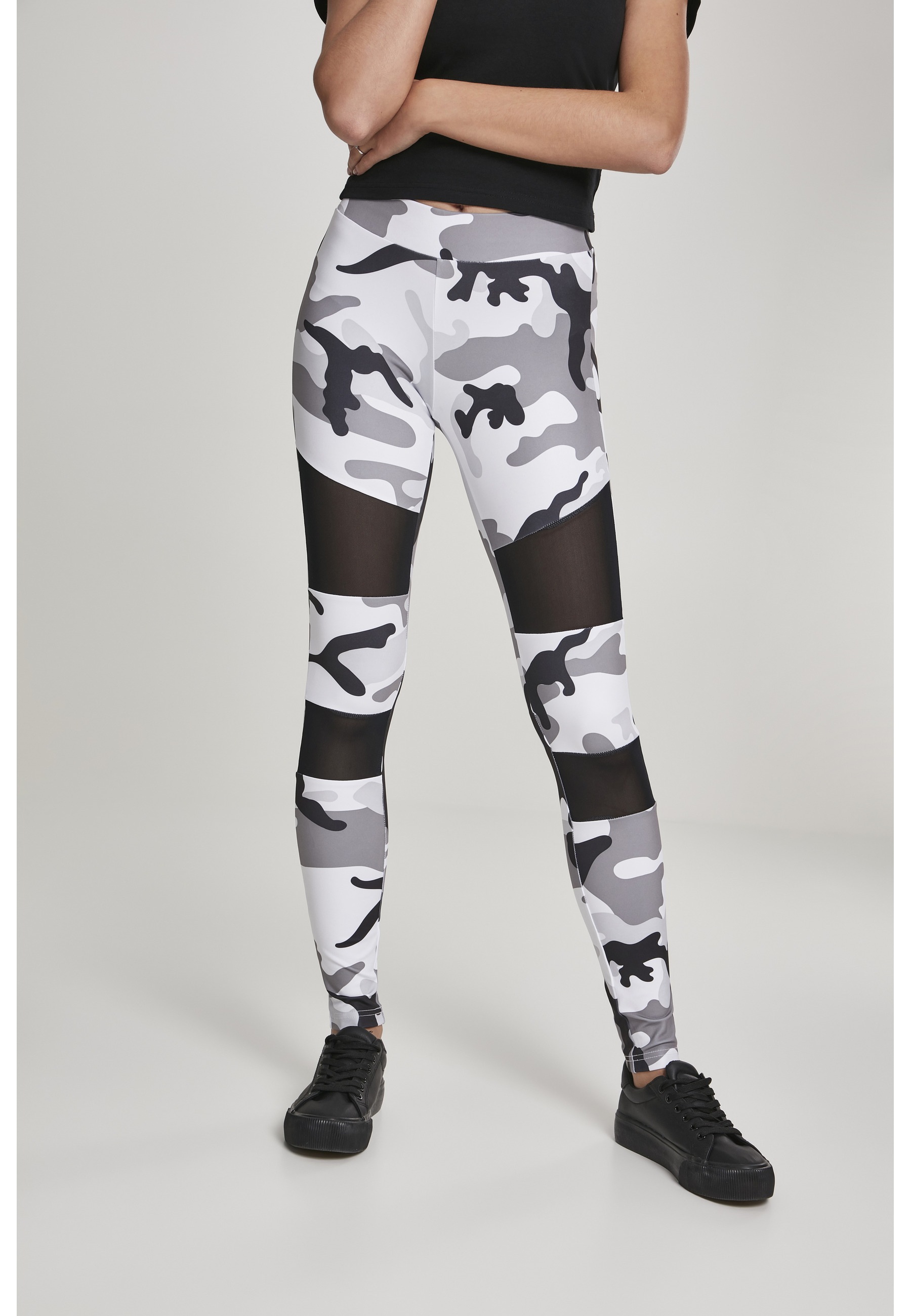 URBAN CLASSICS Leggings »Urban Classics Damen Ladies Camo Tech Mesh Leggings«