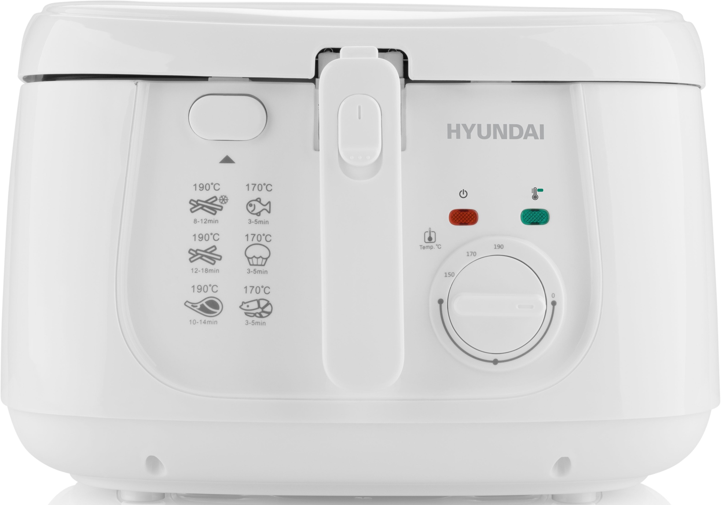 Hyundai Fritteuse "HYUDF165" 1800 W Fassungsvermögen 2,5 l günstig online kaufen