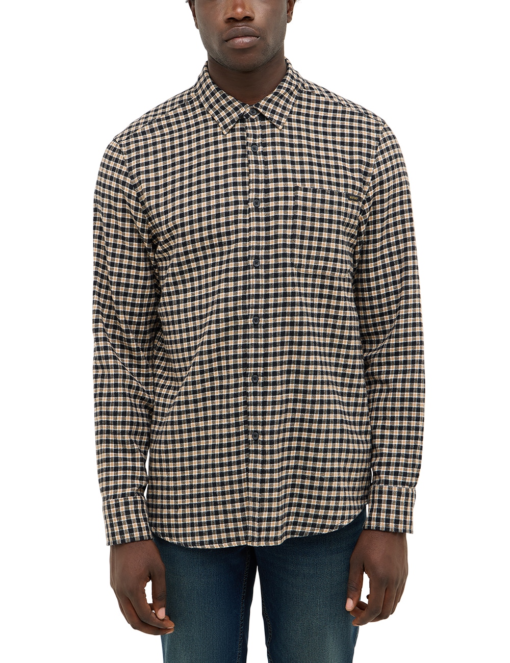 MUSTANG Langarmhemd "Herren Style Eastbridge" günstig online kaufen