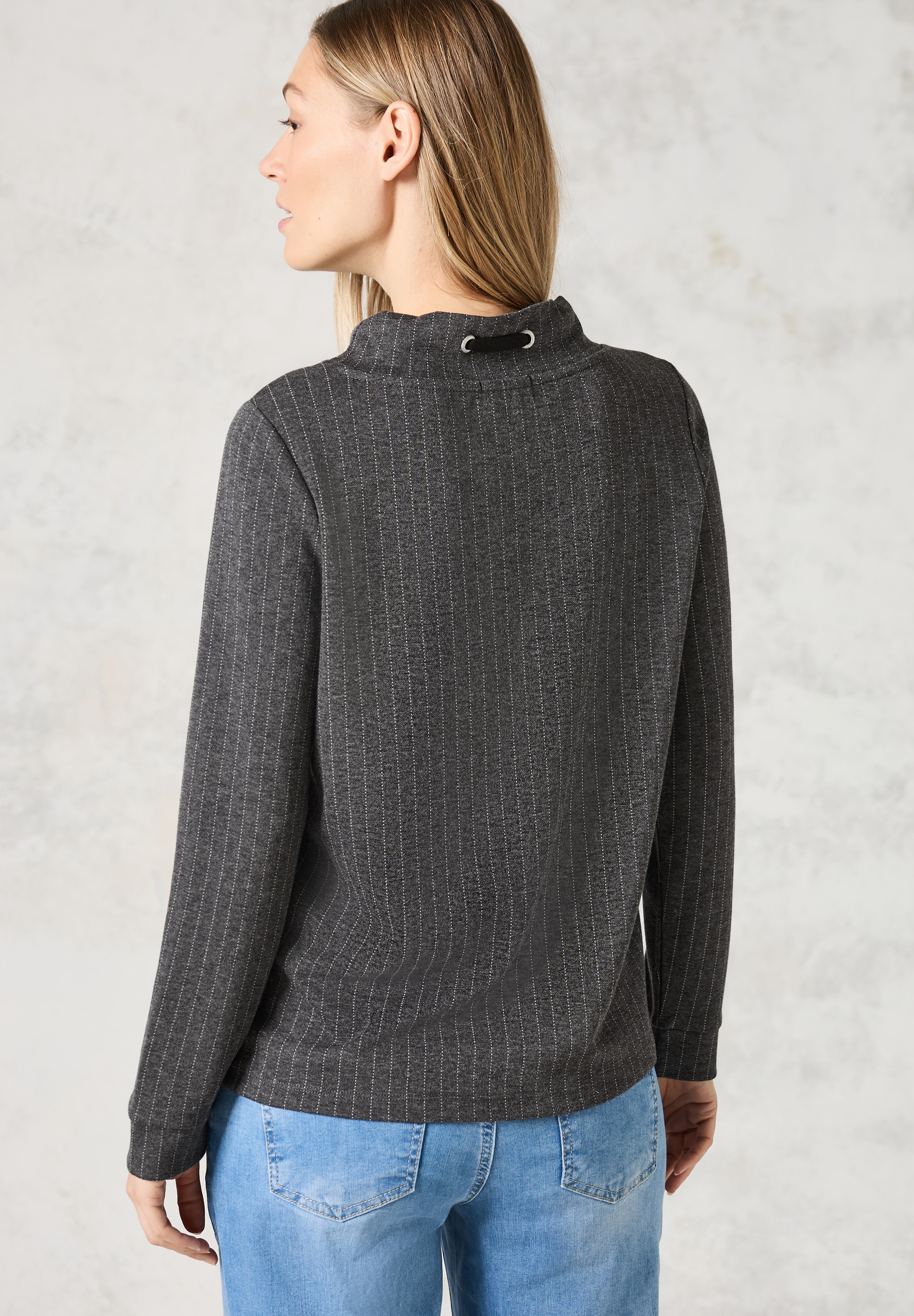 Cecil Langarmshirt, mit Stehkragen