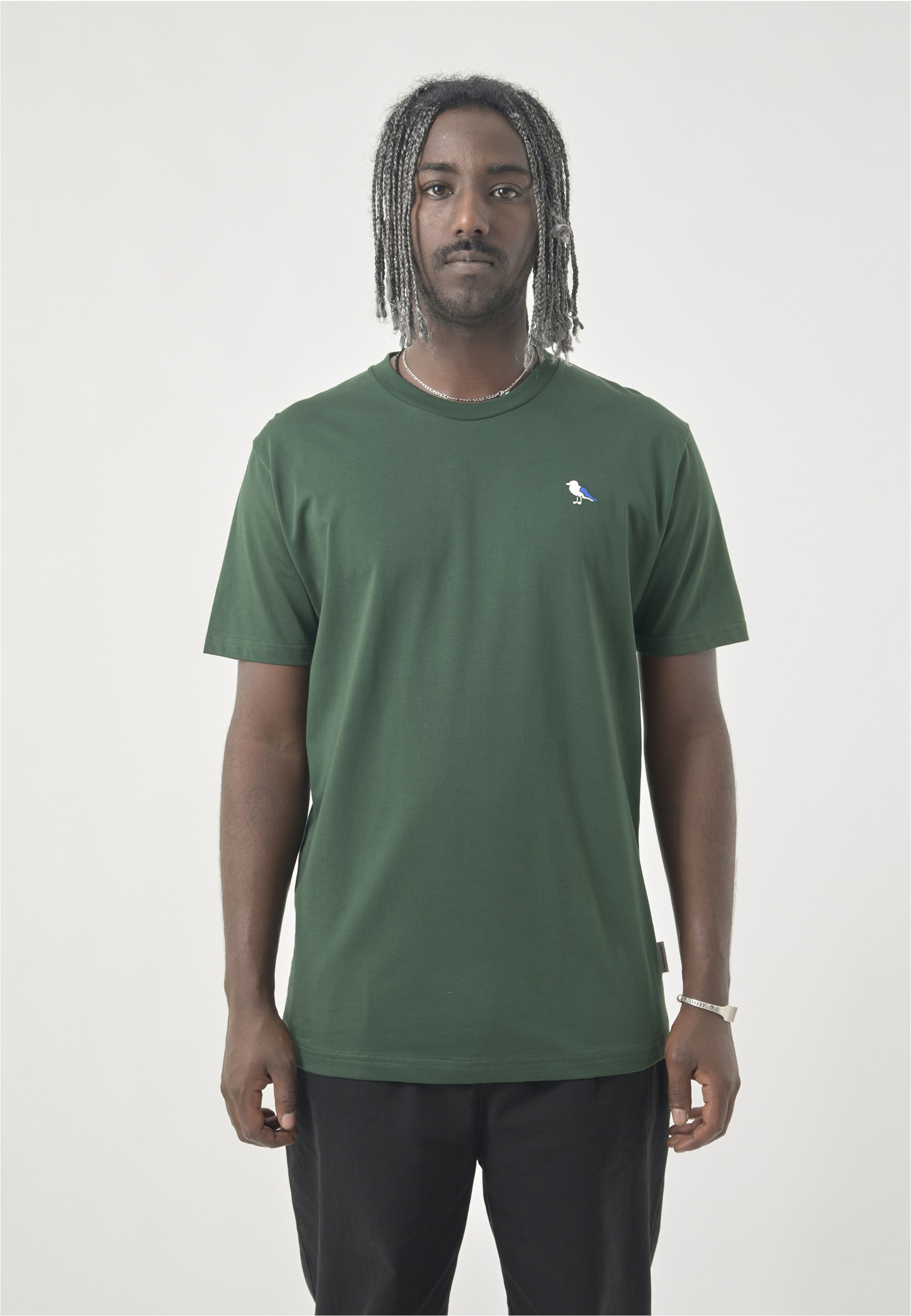 Cleptomanicx T-Shirt "Embro Gull" 1 Stk. tlg. mit Gull-Stickerei günstig online kaufen